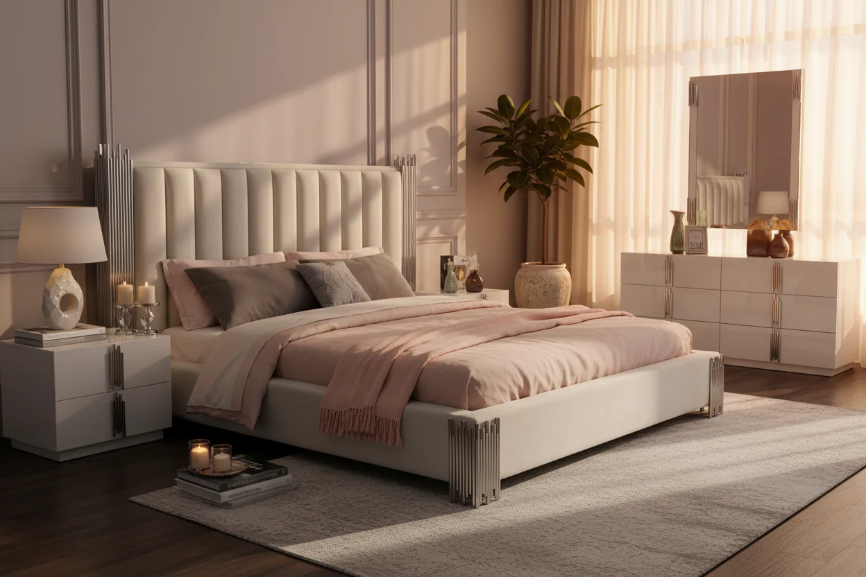 Cosmopolitan Grande Upholstered Bed - Image 7