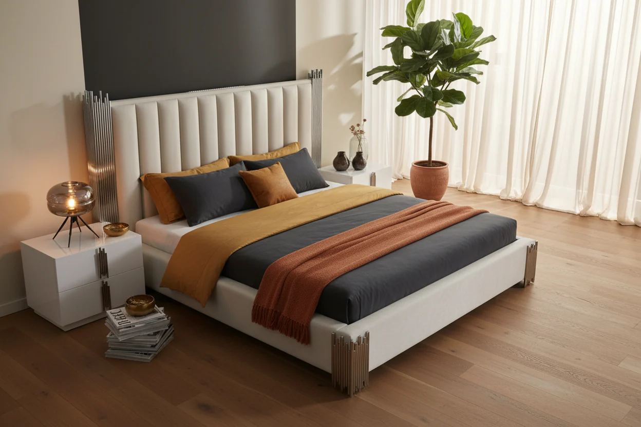 Cosmopolitan Grande Upholstered Bed - Image 9