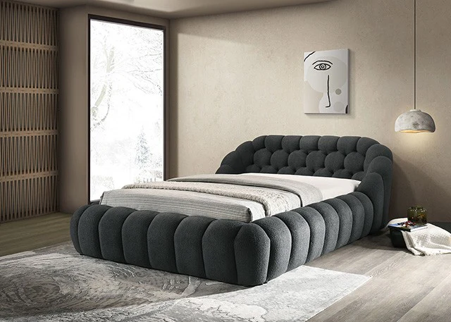 Cozy Bubble Platform Fabric Bed - Image 12
