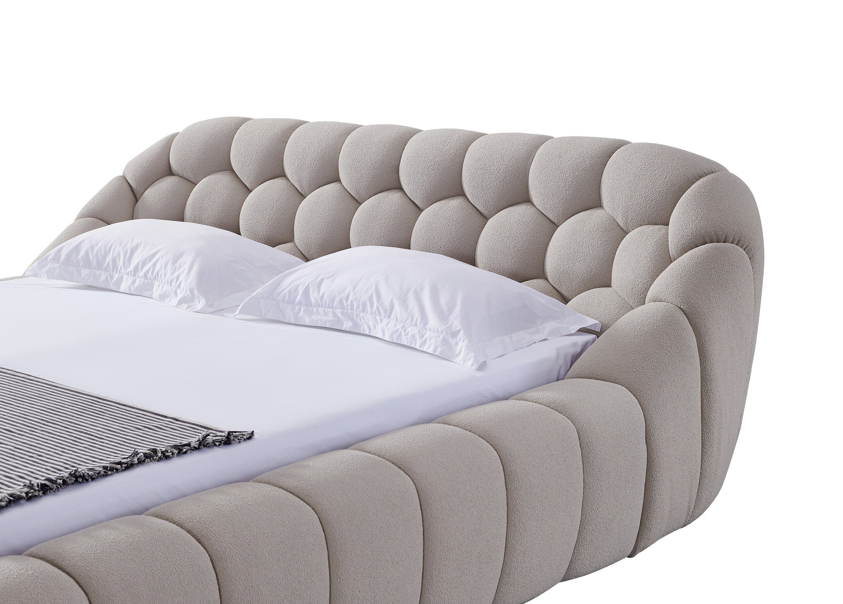 Cozy Bubble Platform Fabric Bed - Image 18