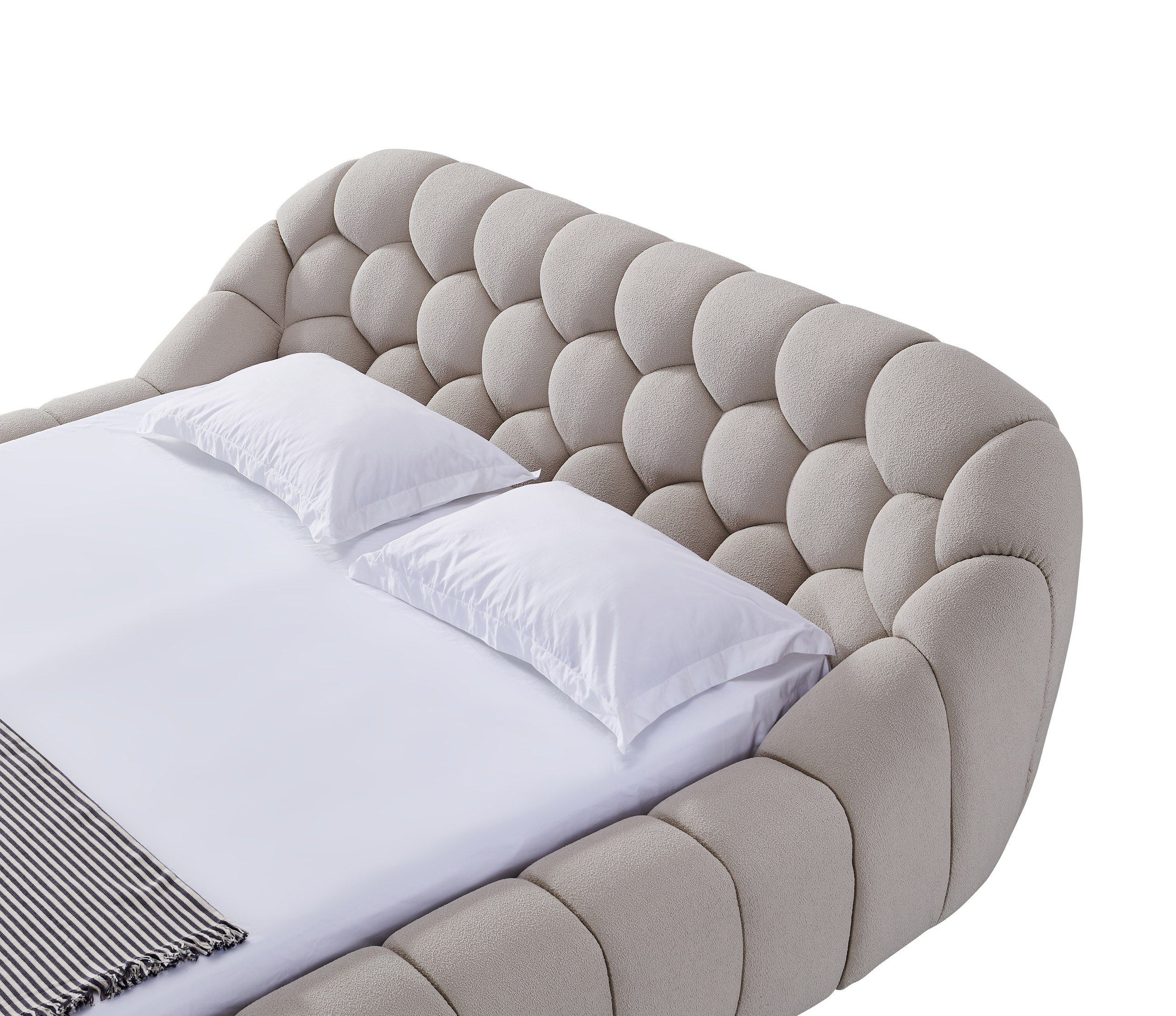 Cozy Bubble Platform Fabric Bed - Image 19
