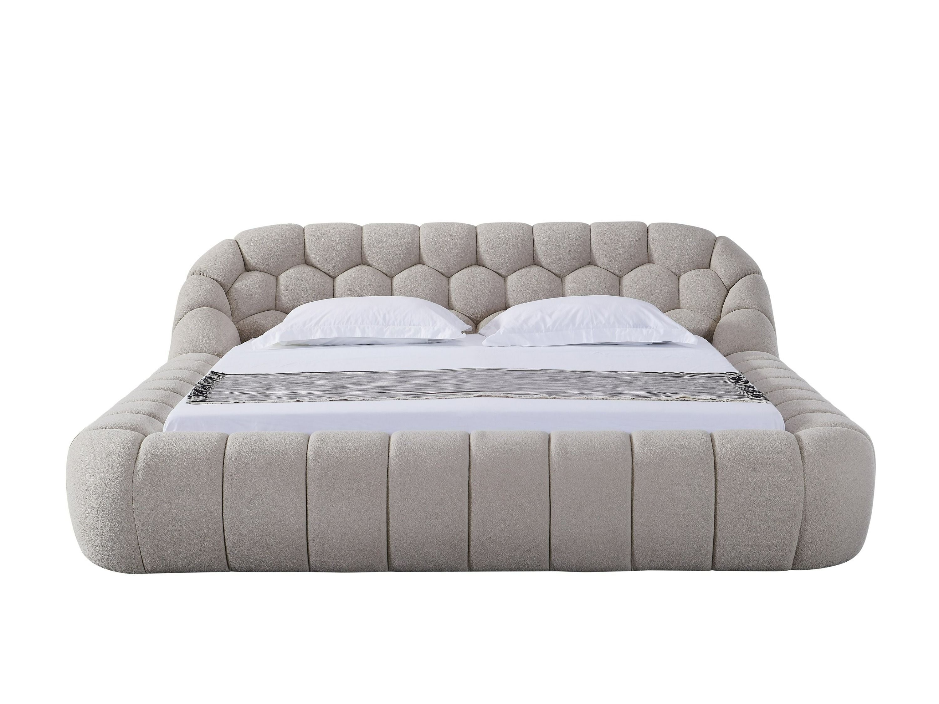 Cozy Bubble Platform Fabric Bed - Image 23