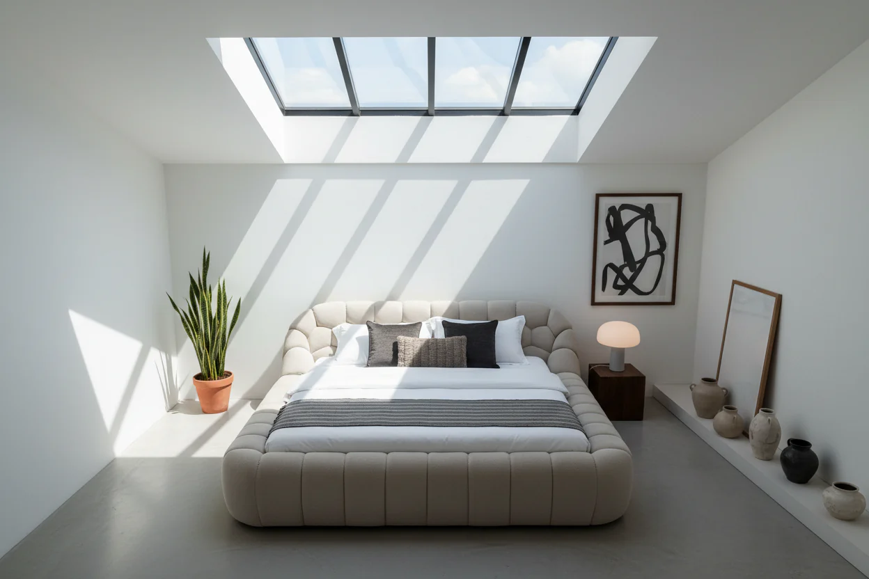 Cozy Bubble Platform Fabric Bed - Image 7