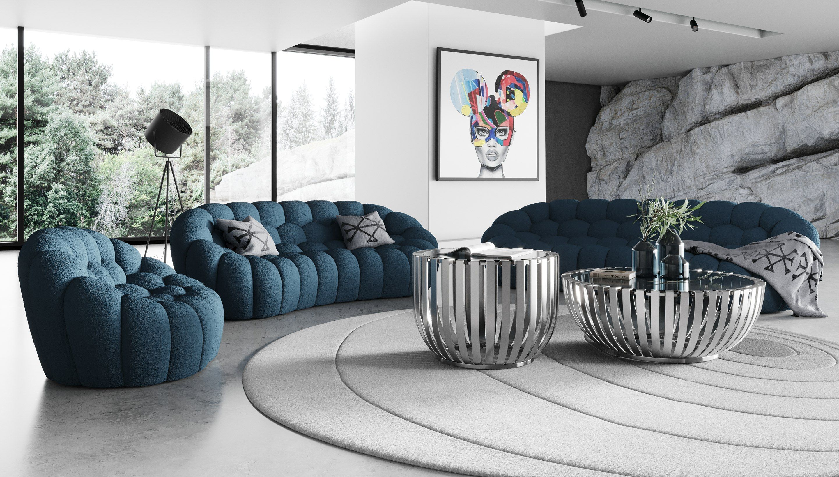 Cozy Cloud Sofa Set - Image 4