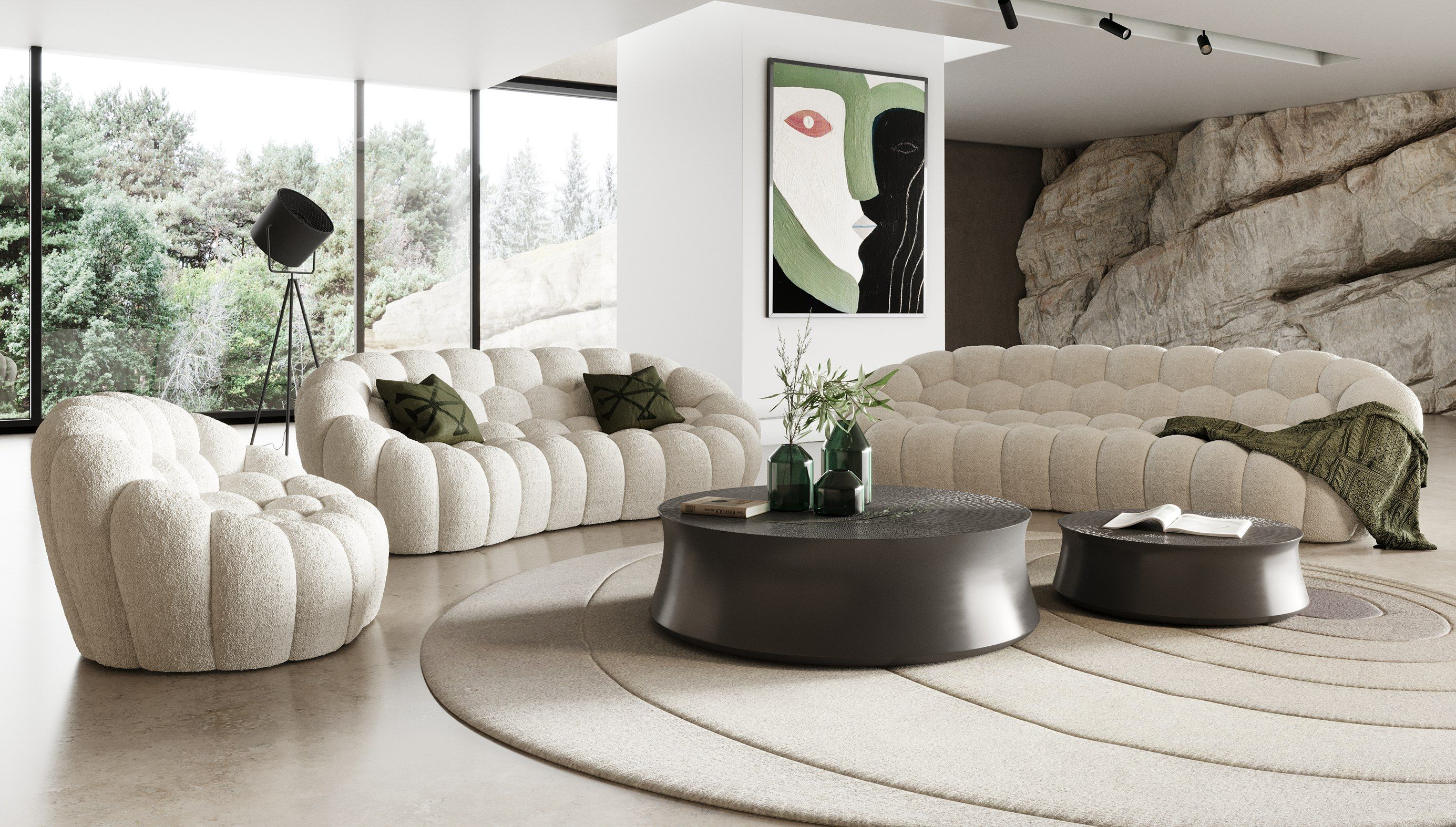 Cozy Cloud Sofa Set - Image 5