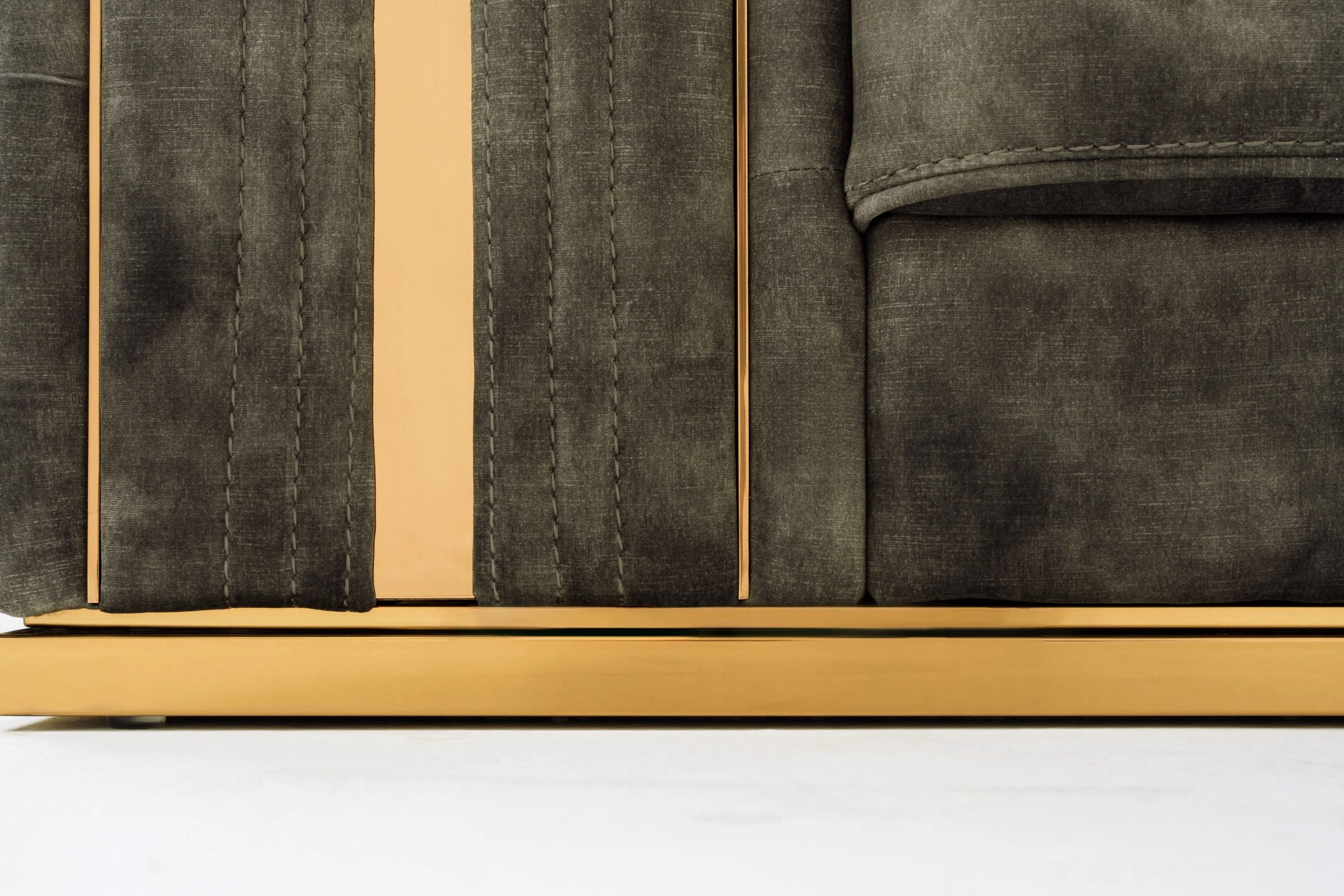Cozy Luxe Tufted Sofa Set - Transitional Velvet Chair - Image 8