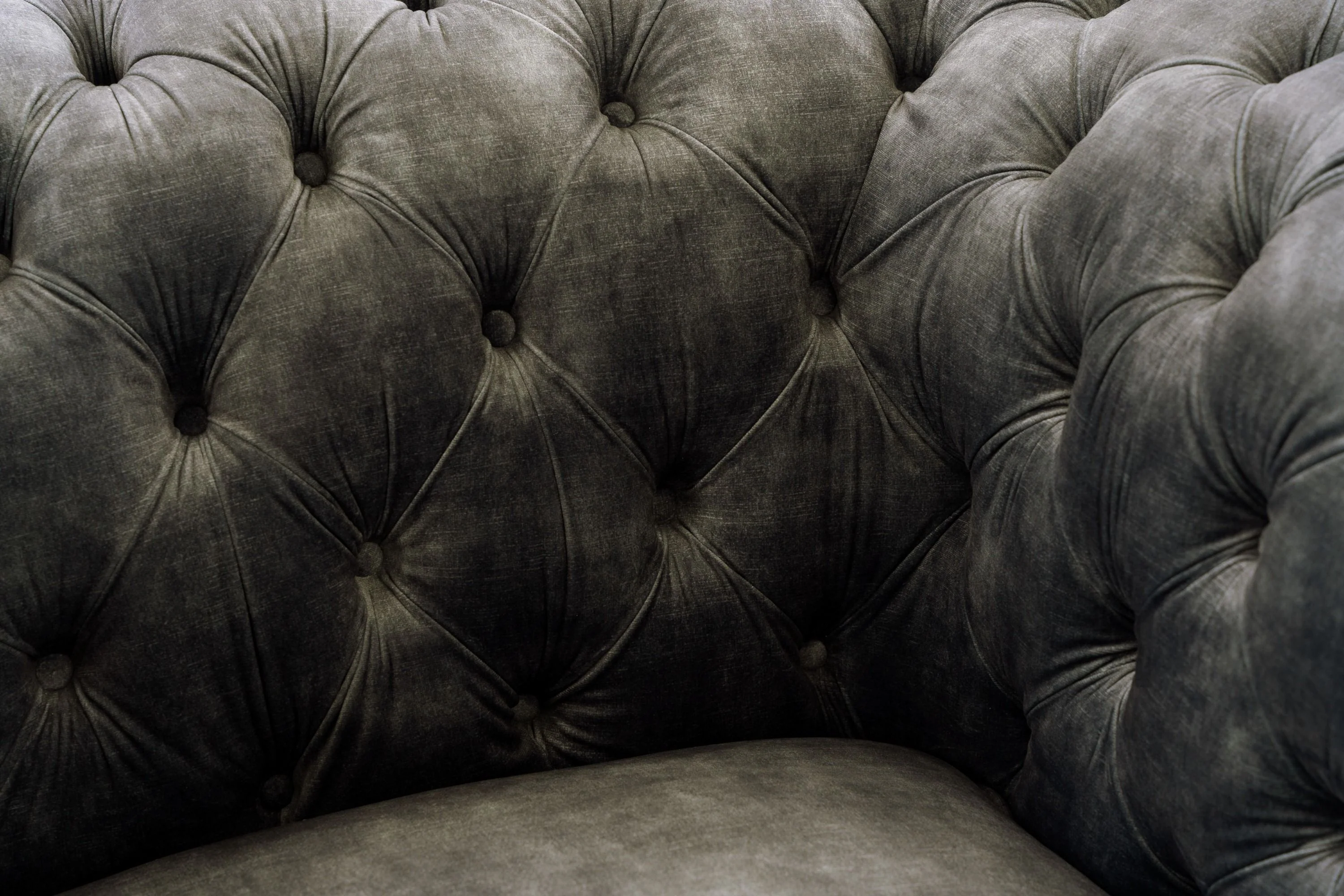 Cozy Luxe Tufted Sofa Set - Transitional Velvet Chair - Image 9