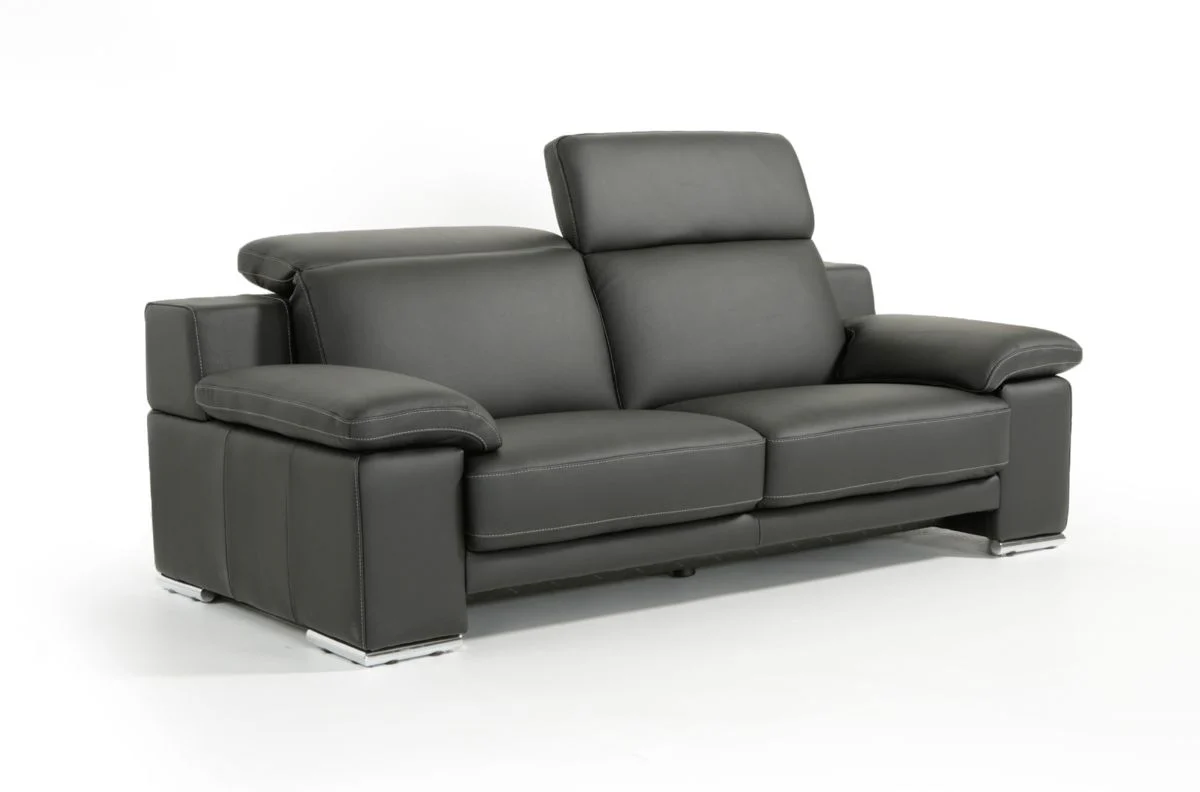 Cozy Nest Leather Sofa Set - Image 4