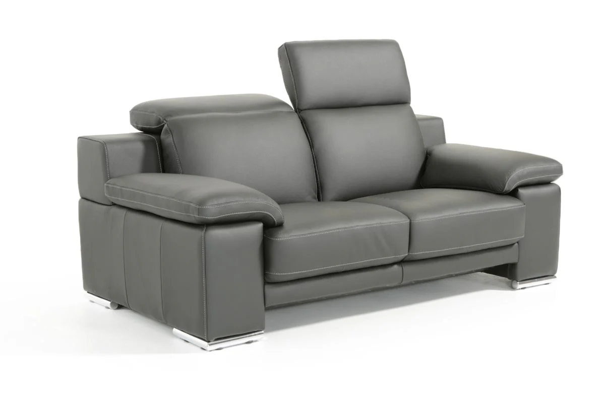 Cozy Nest Leather Sofa Set - Image 5