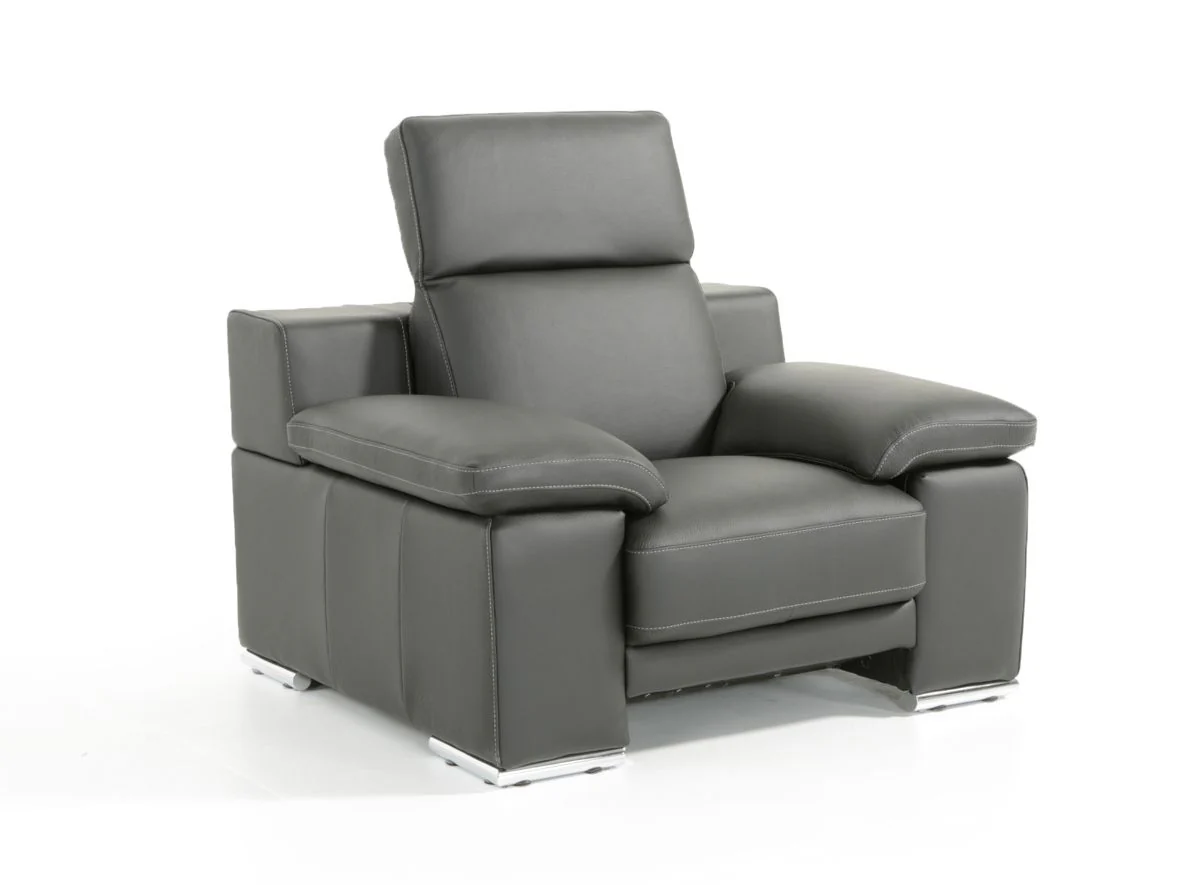 Cozy Nest Leather Sofa Set - Image 6