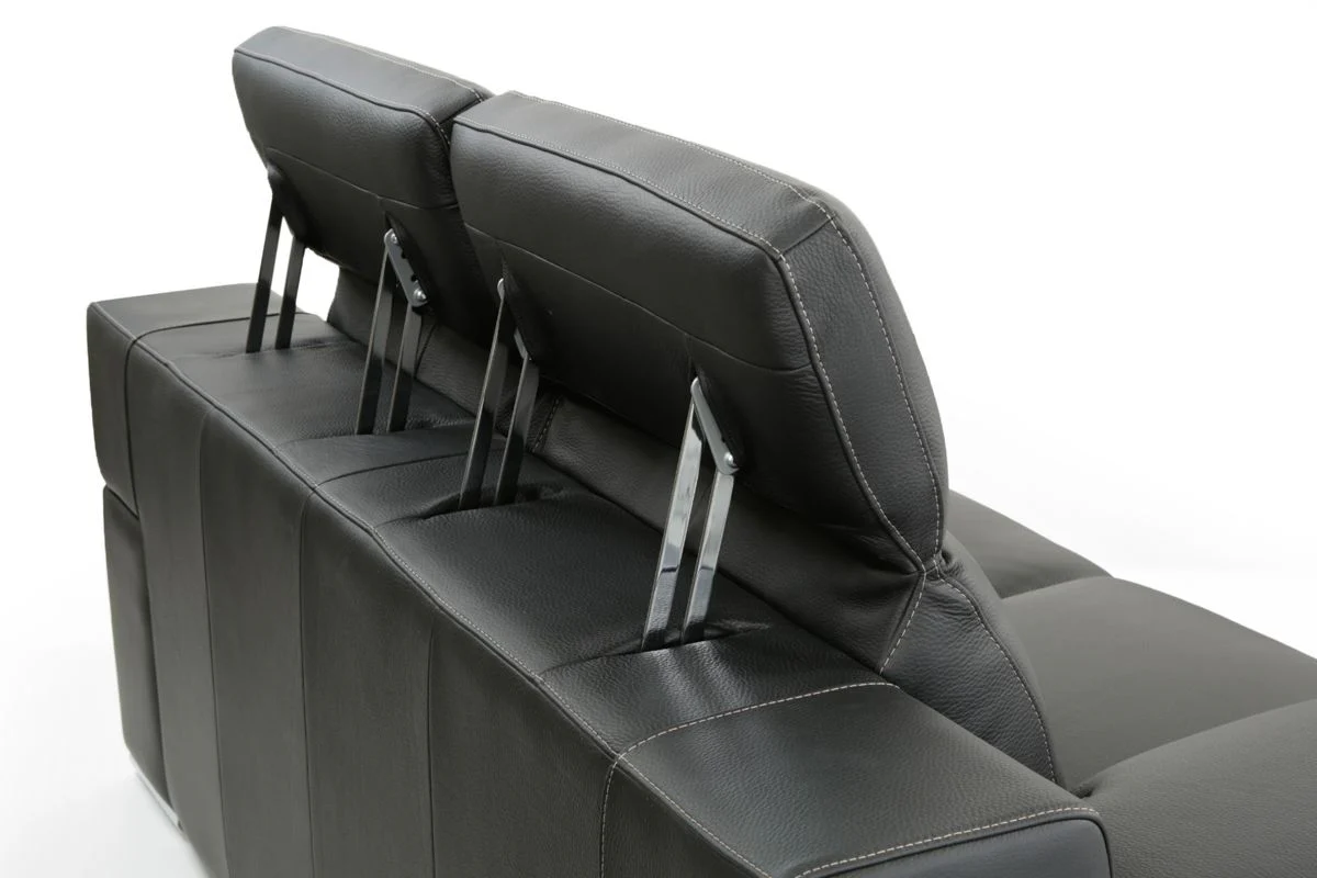 Cozy Nest Leather Sofa Set - Image 7