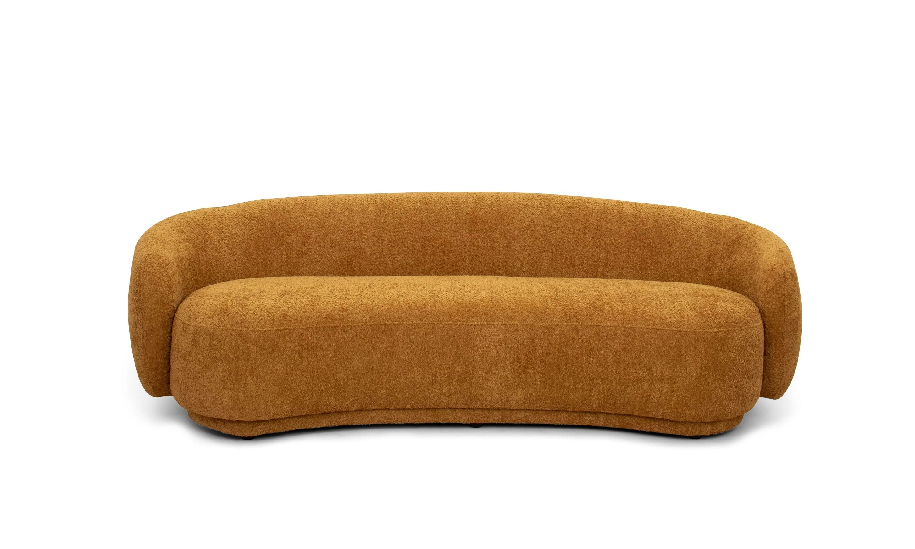Cozy Pinnacle Sofa Set - Modern Orange Fabric Sofa - Image 9