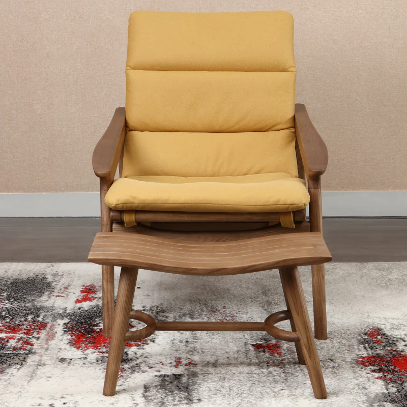 Cozy Recline Lounge Chair with Ottoman - Image 5