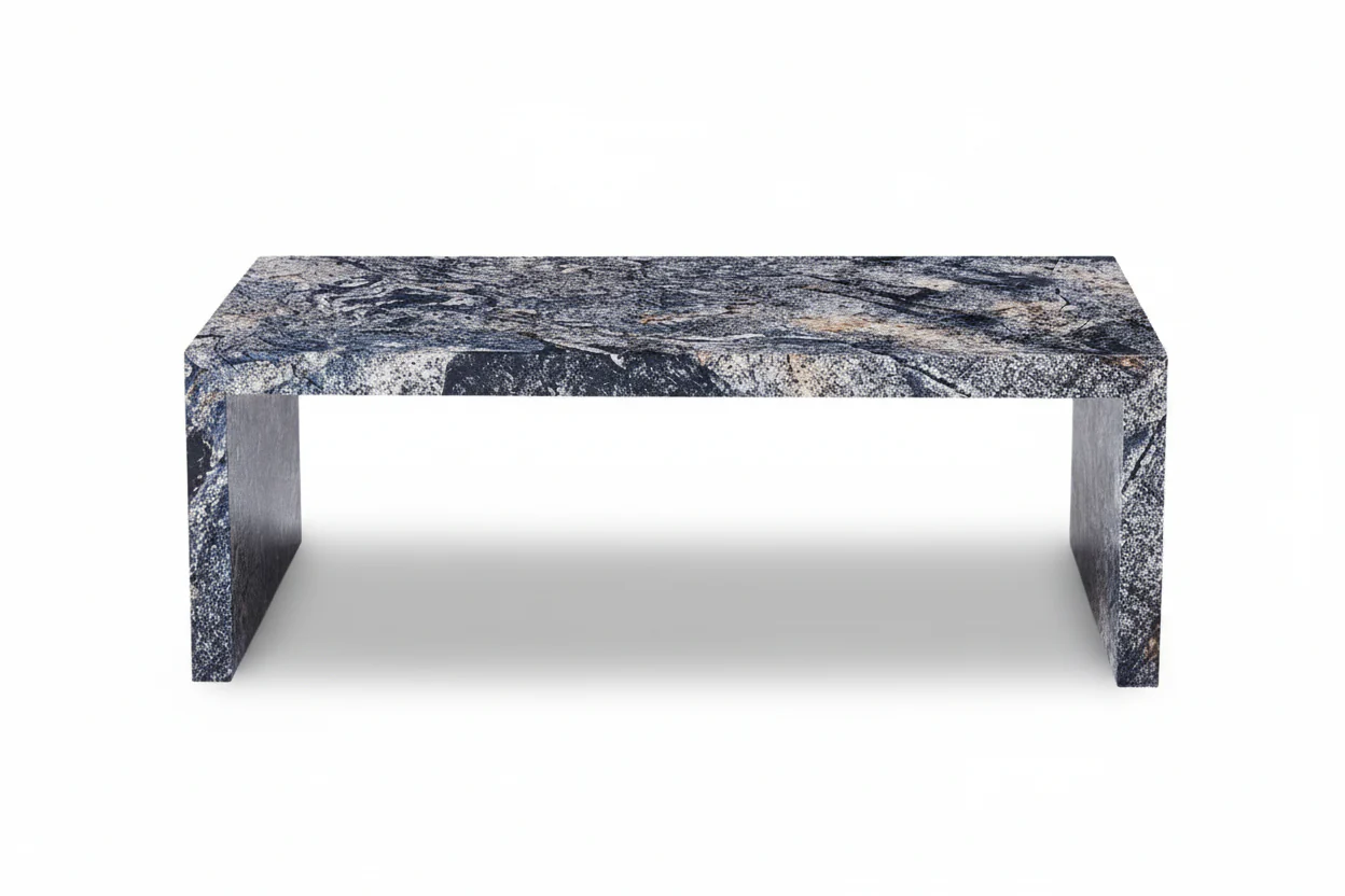 Cyclamen Marble Rectangle Coffee Table