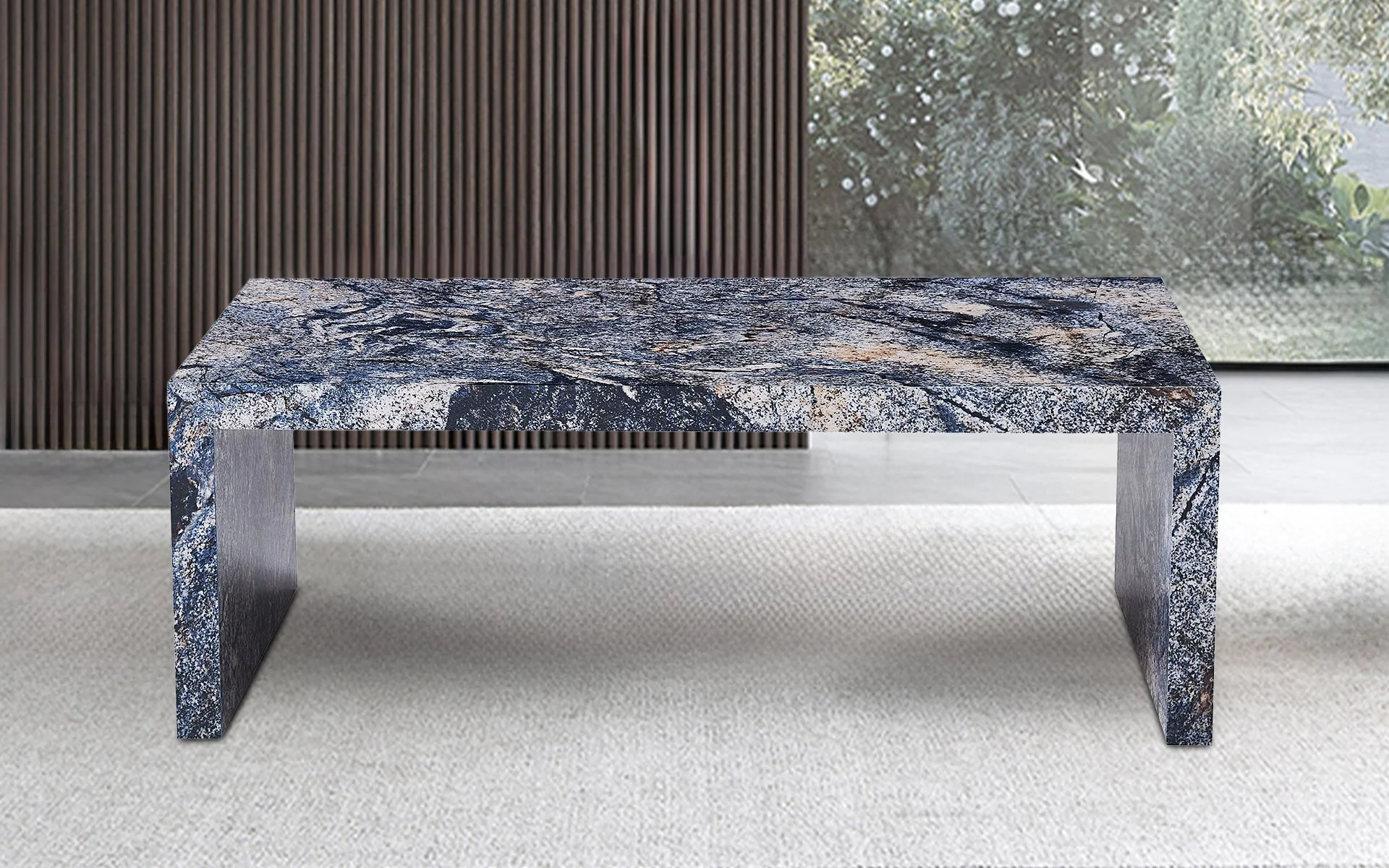 Cyclamen Marble Rectangle Coffee Table - Image 4
