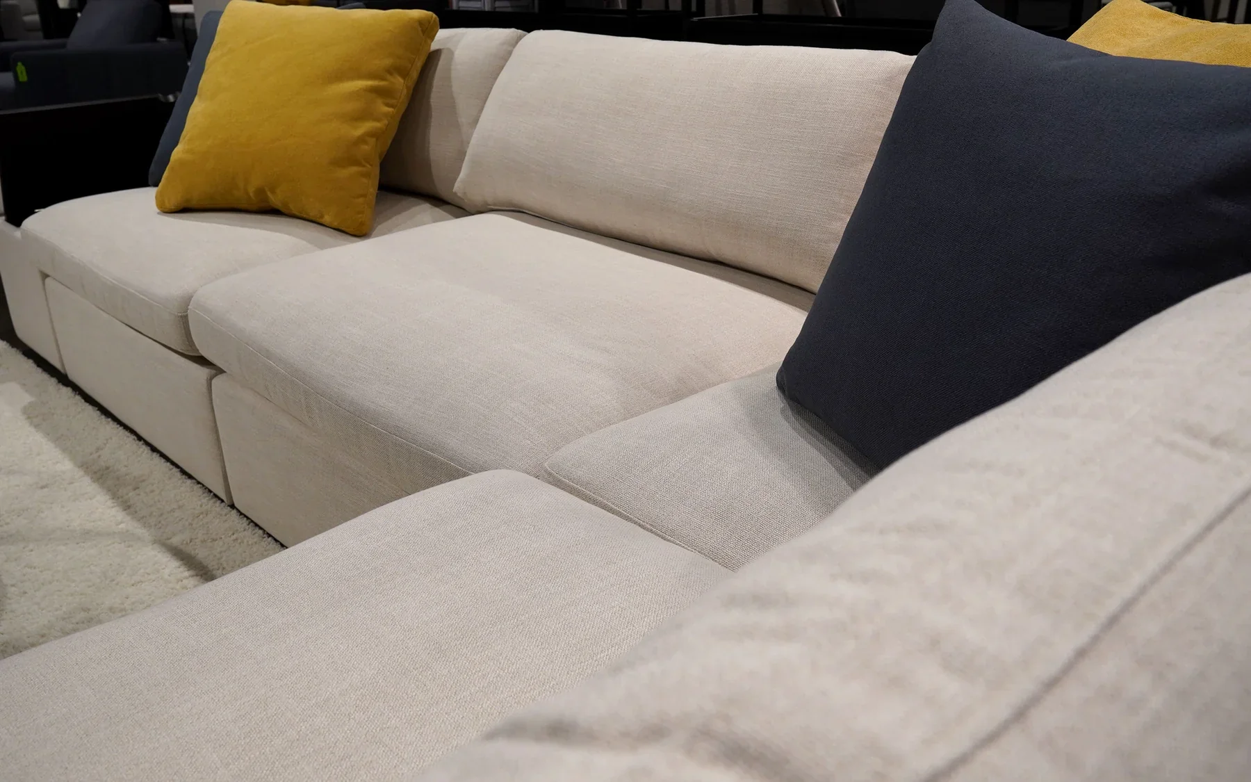 Dente di Leone Modular Modern Fabric Sectional Sofa - Image 10