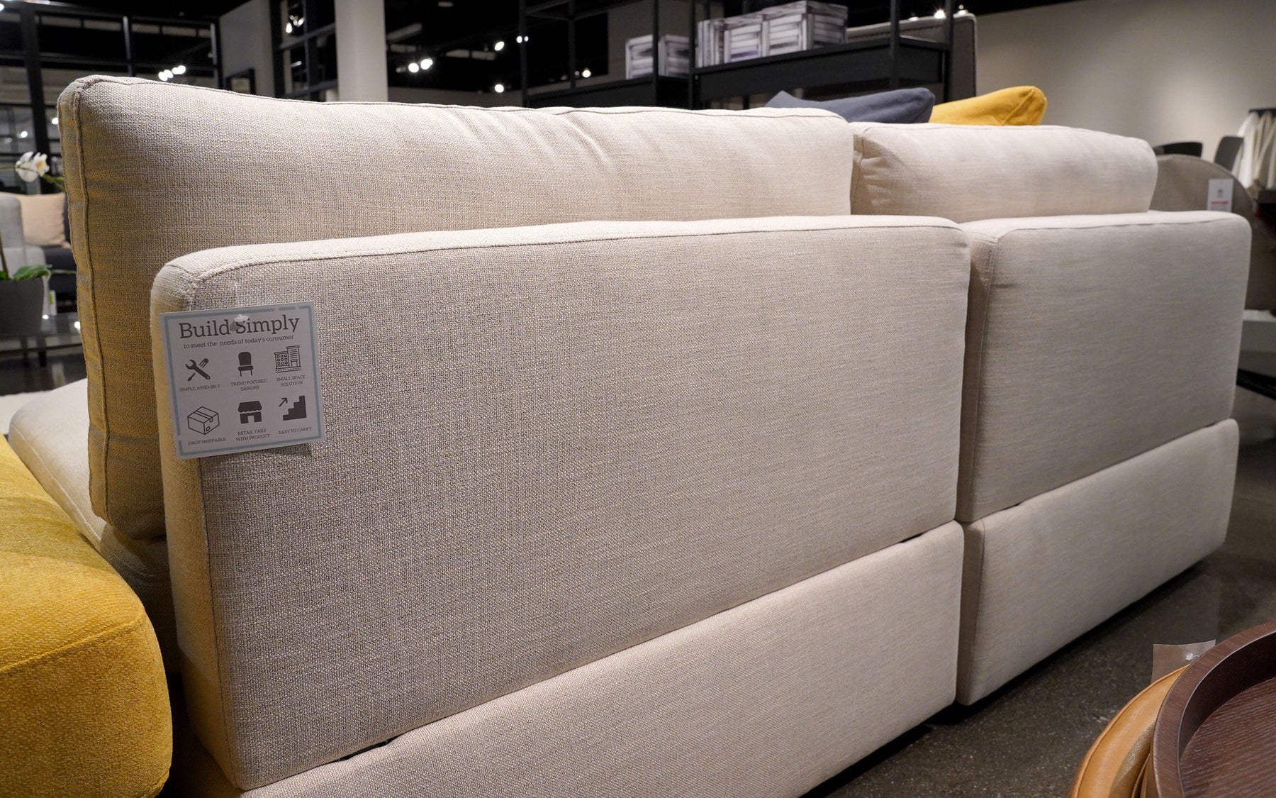 Dente di Leone Modular Modern Fabric Sectional Sofa - Image 12