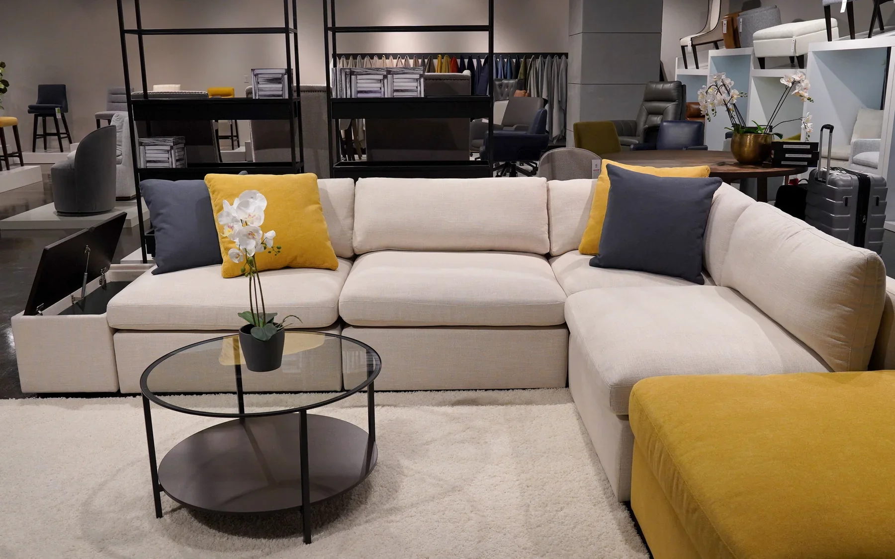 Dente di Leone Modular Modern Fabric Sectional Sofa - Image 3