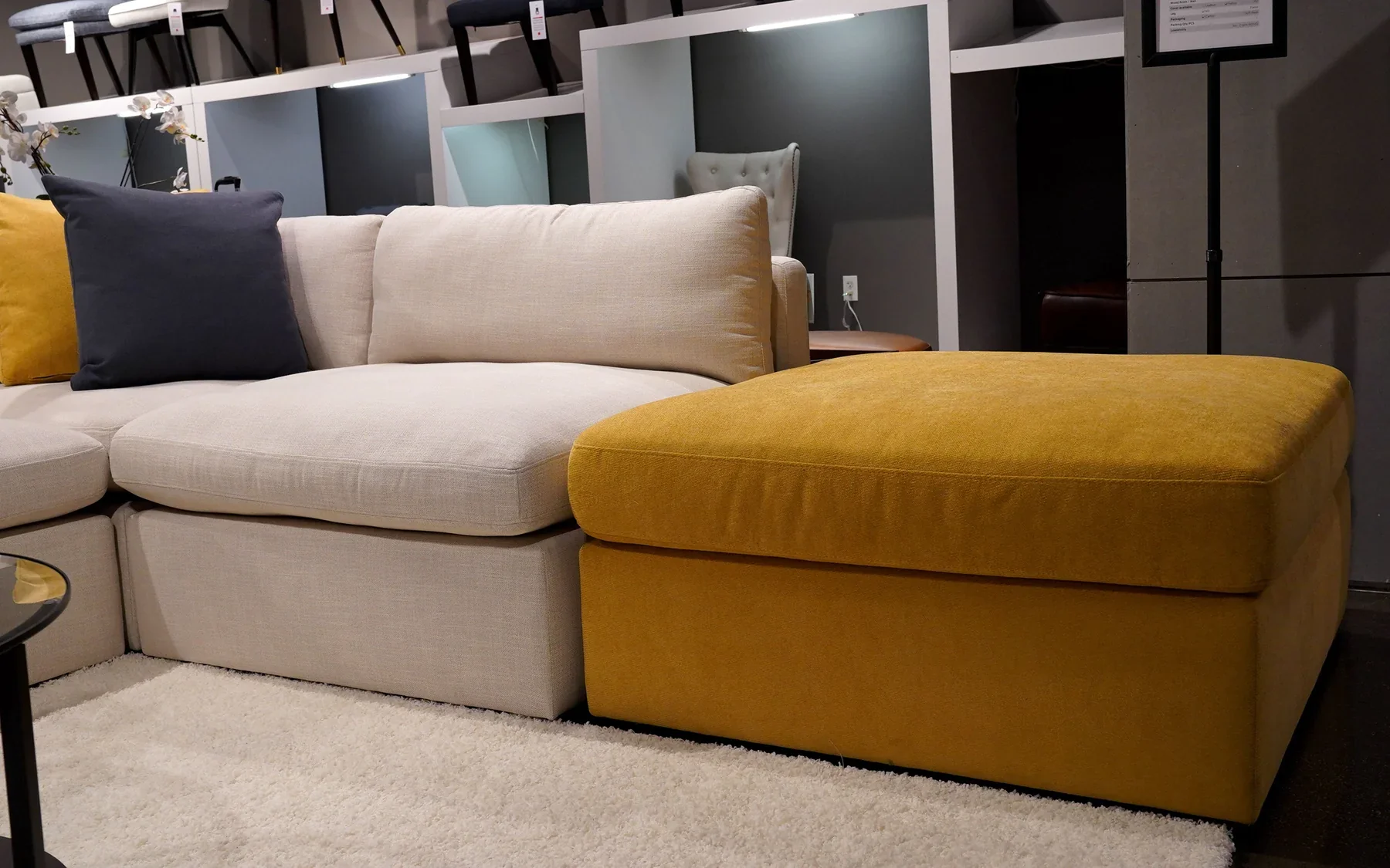 Dente di Leone Modular Modern Fabric Sectional Sofa - Image 5