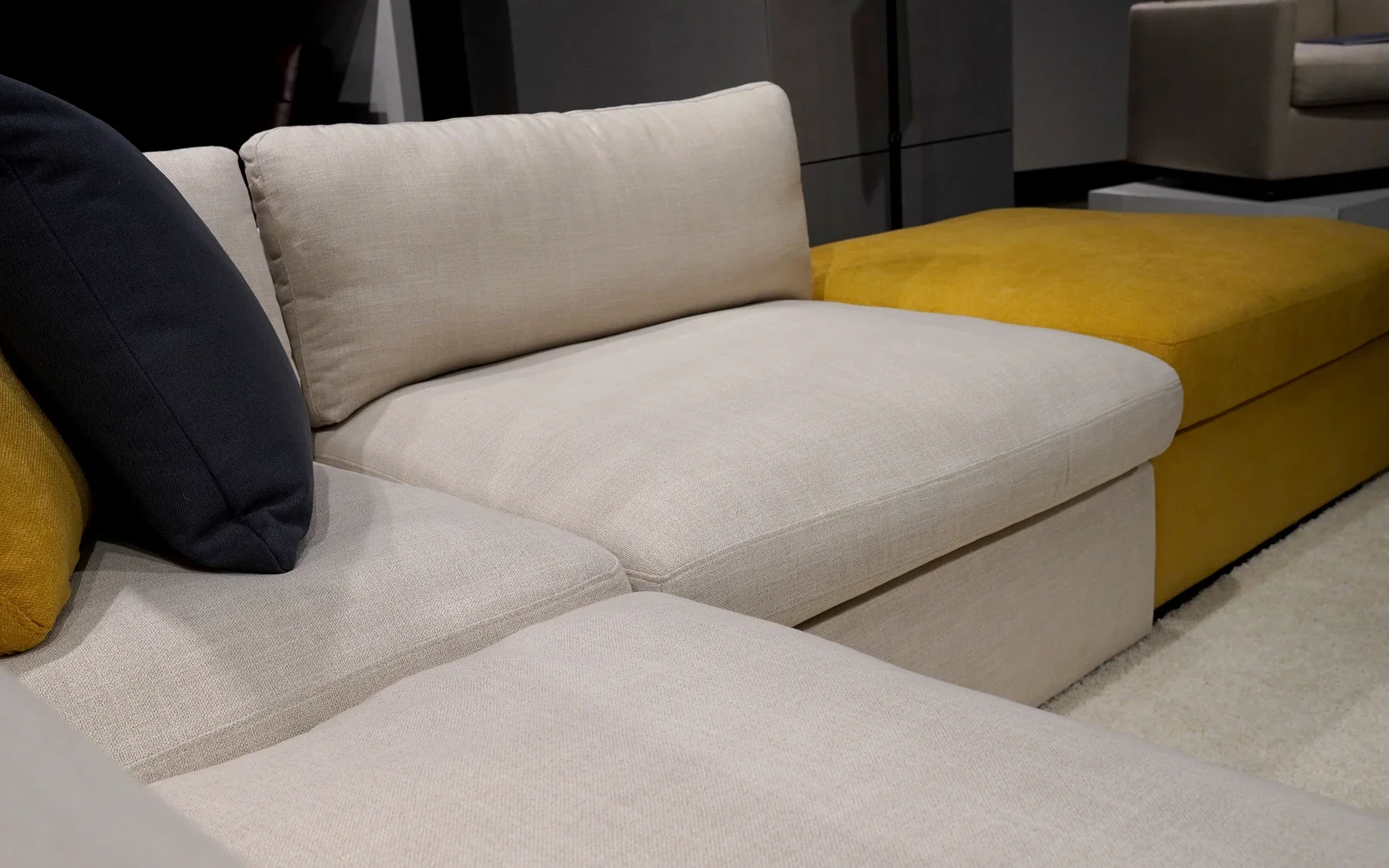Dente di Leone Modular Modern Fabric Sectional Sofa - Image 6