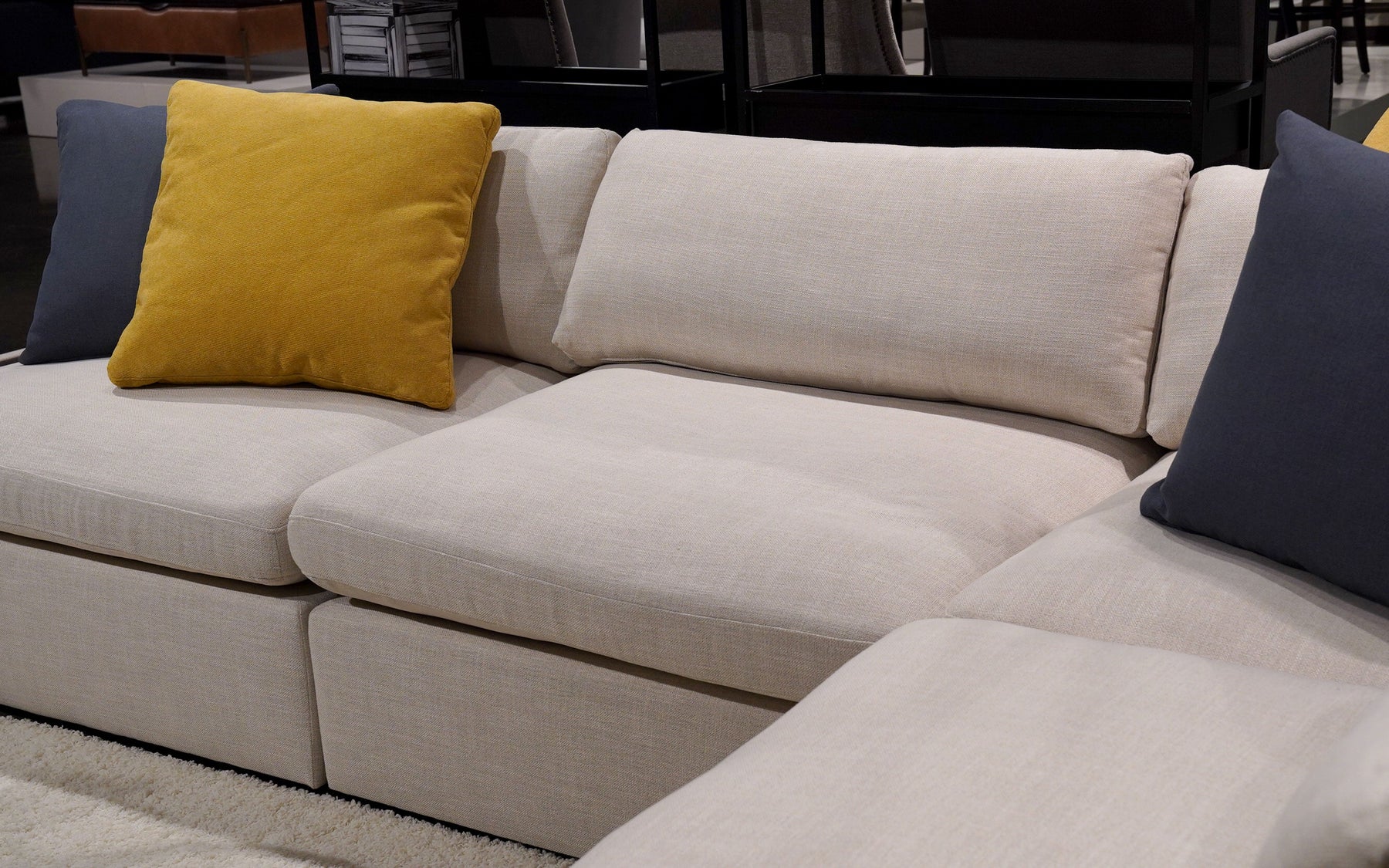 Dente di Leone Modular Modern Fabric Sectional Sofa - Image 9