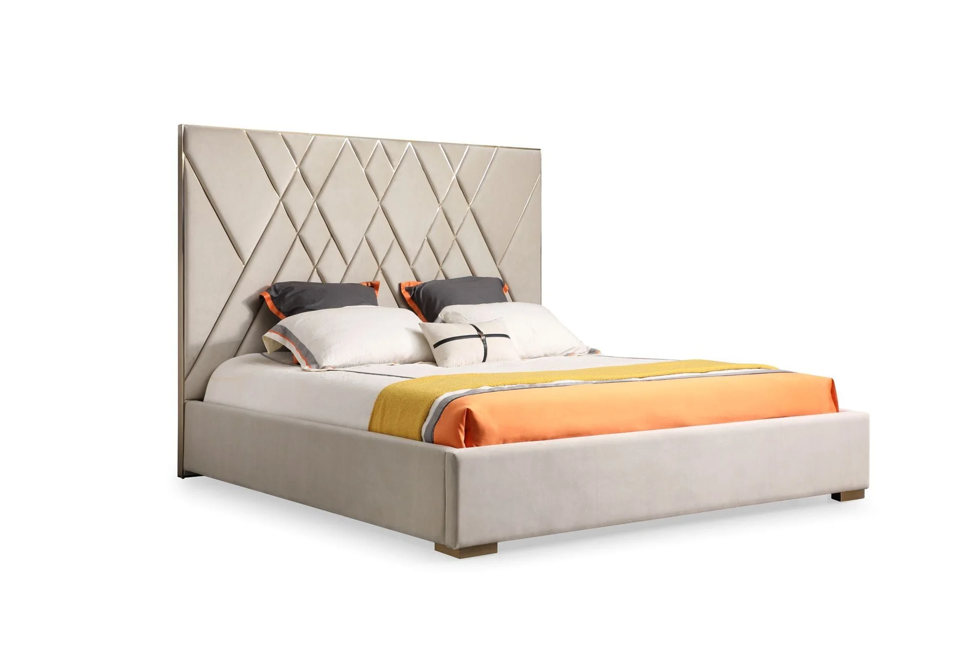 Diamond Luxe Upholstered Bed - Image 15