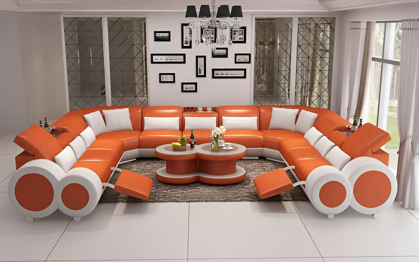 Ecliptica Modern Lounge Sectional - Image 3