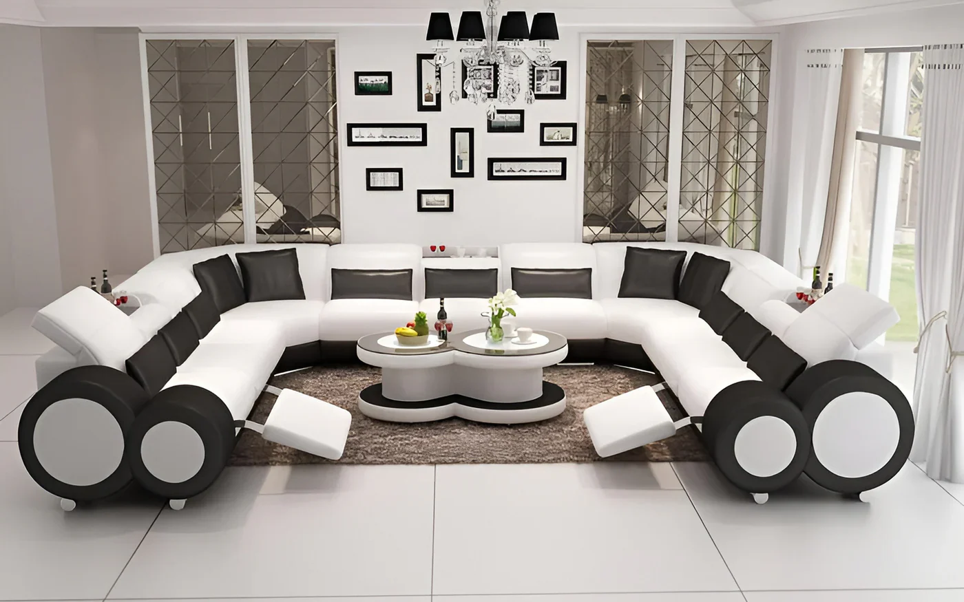 Ecliptica Modern Lounge Sectional - Image 4