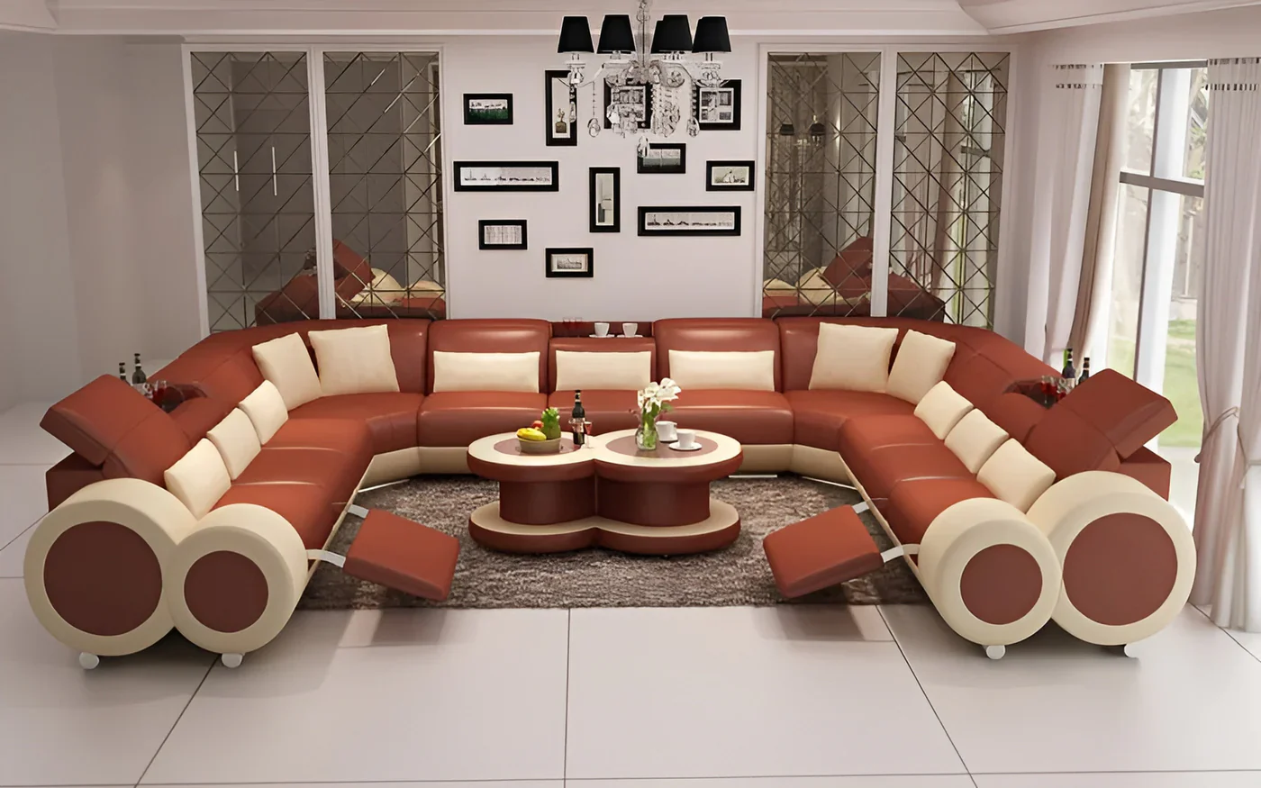 Ecliptica Modern Lounge Sectional - Image 6