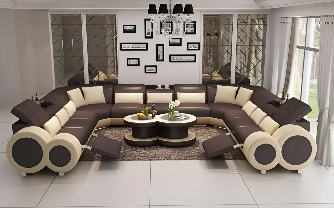 Ecliptica Modern Lounge Sectional - Image 7