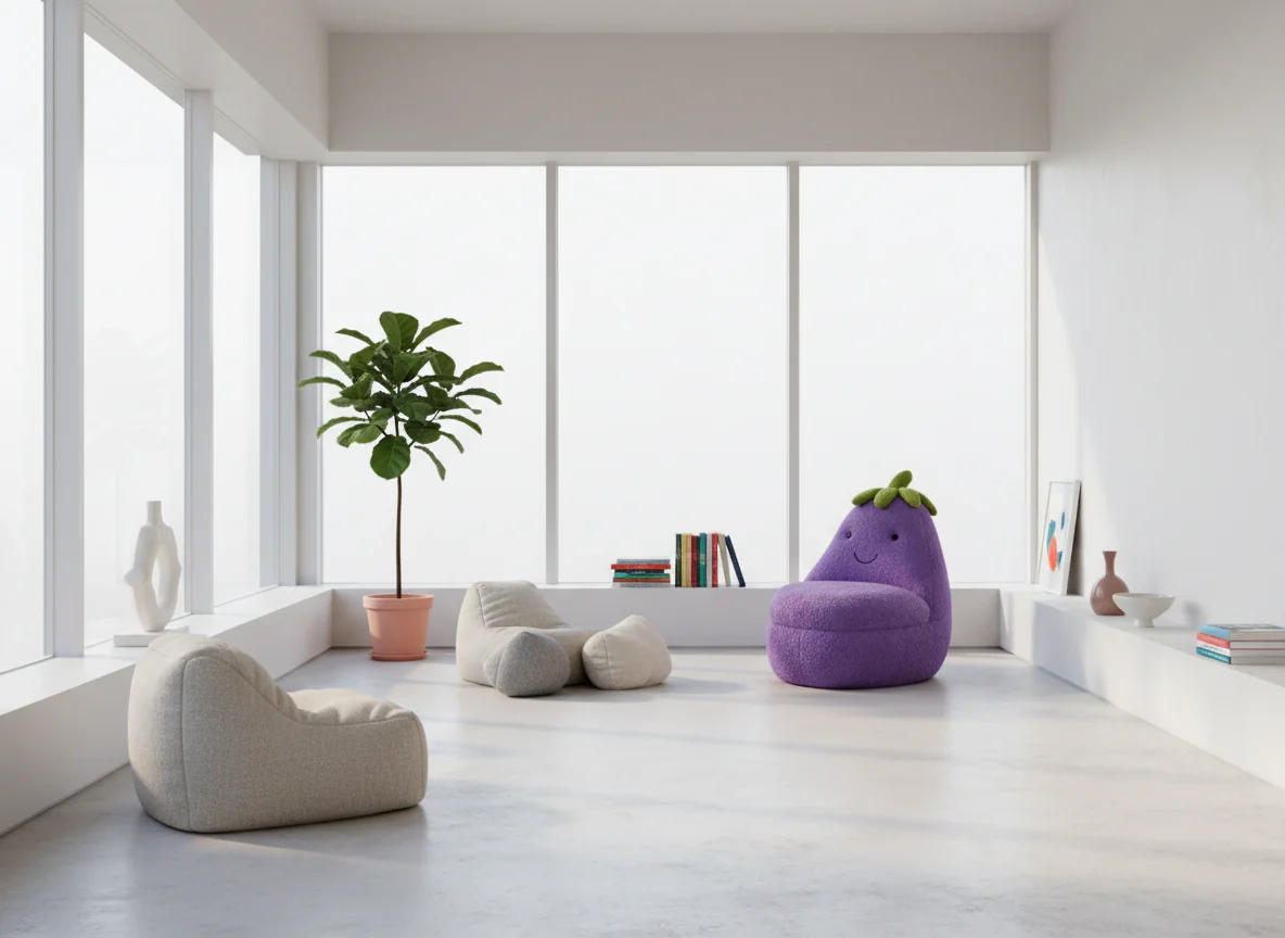 Eggplant Hug Chair - Image 3