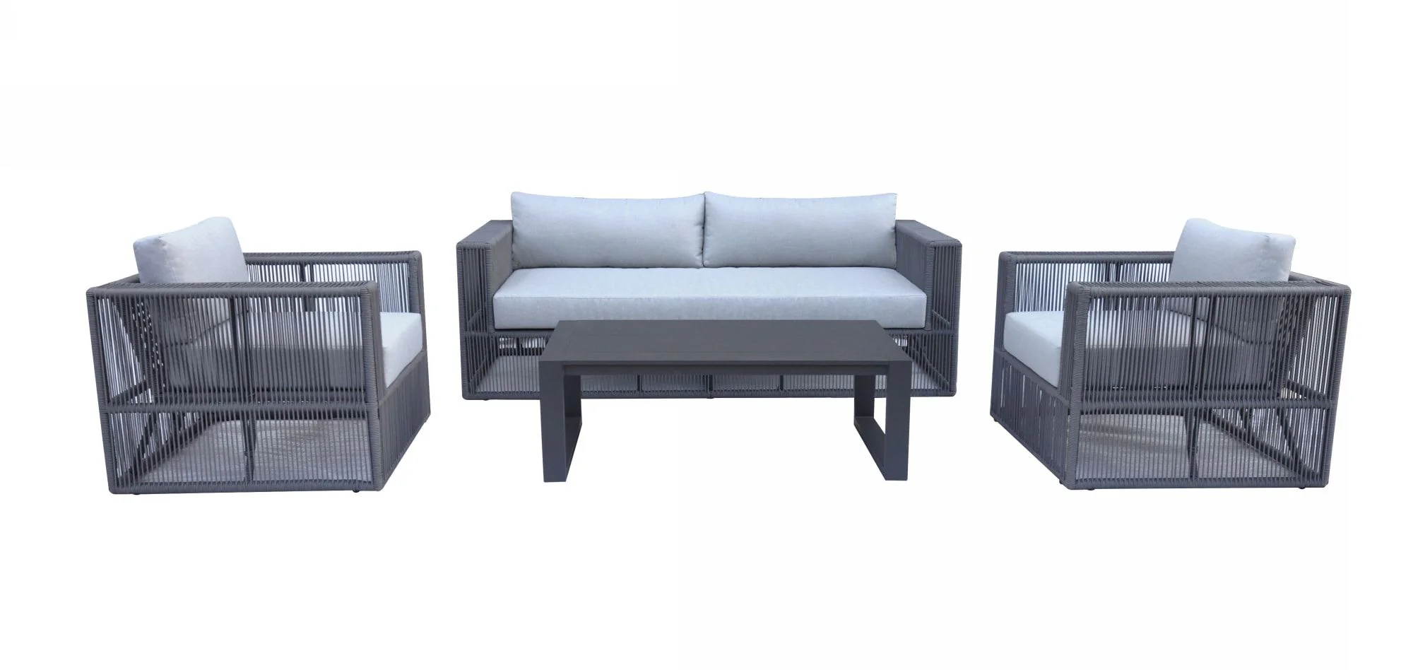 Elegant Vista Modern Outdoor Sofa Set - Image 3