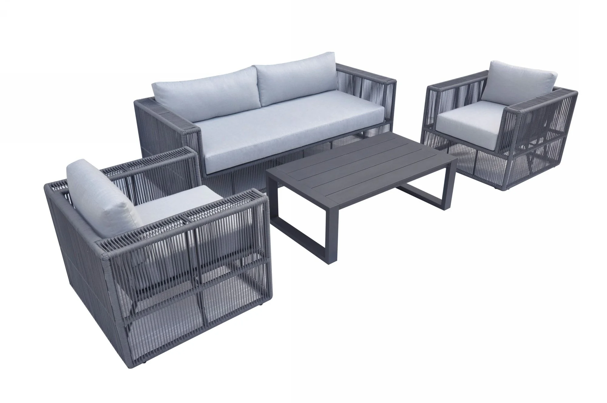 Elegant Vista Modern Outdoor Sofa Set - Image 5