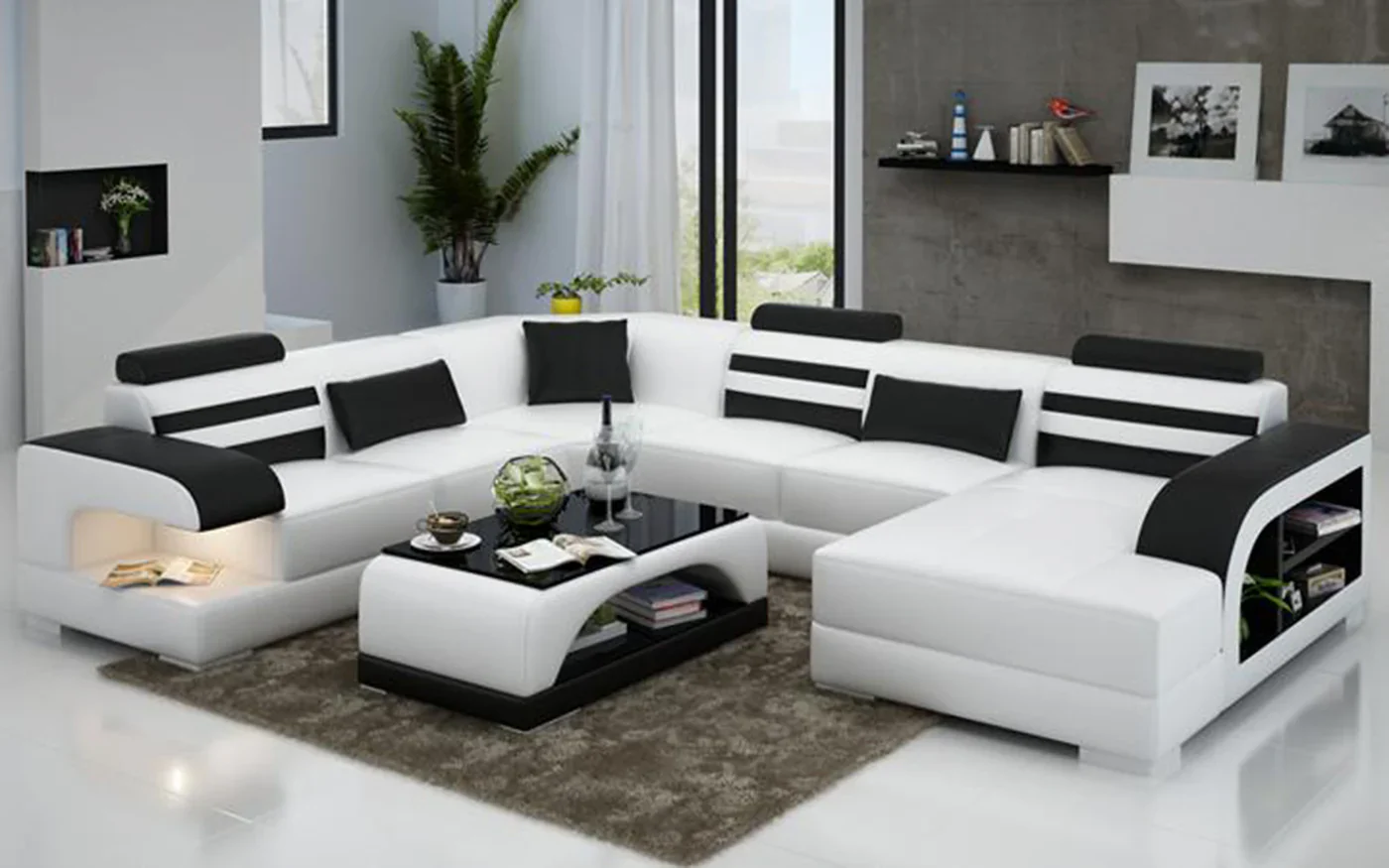 Ella U-Shape Sectional - Image 5