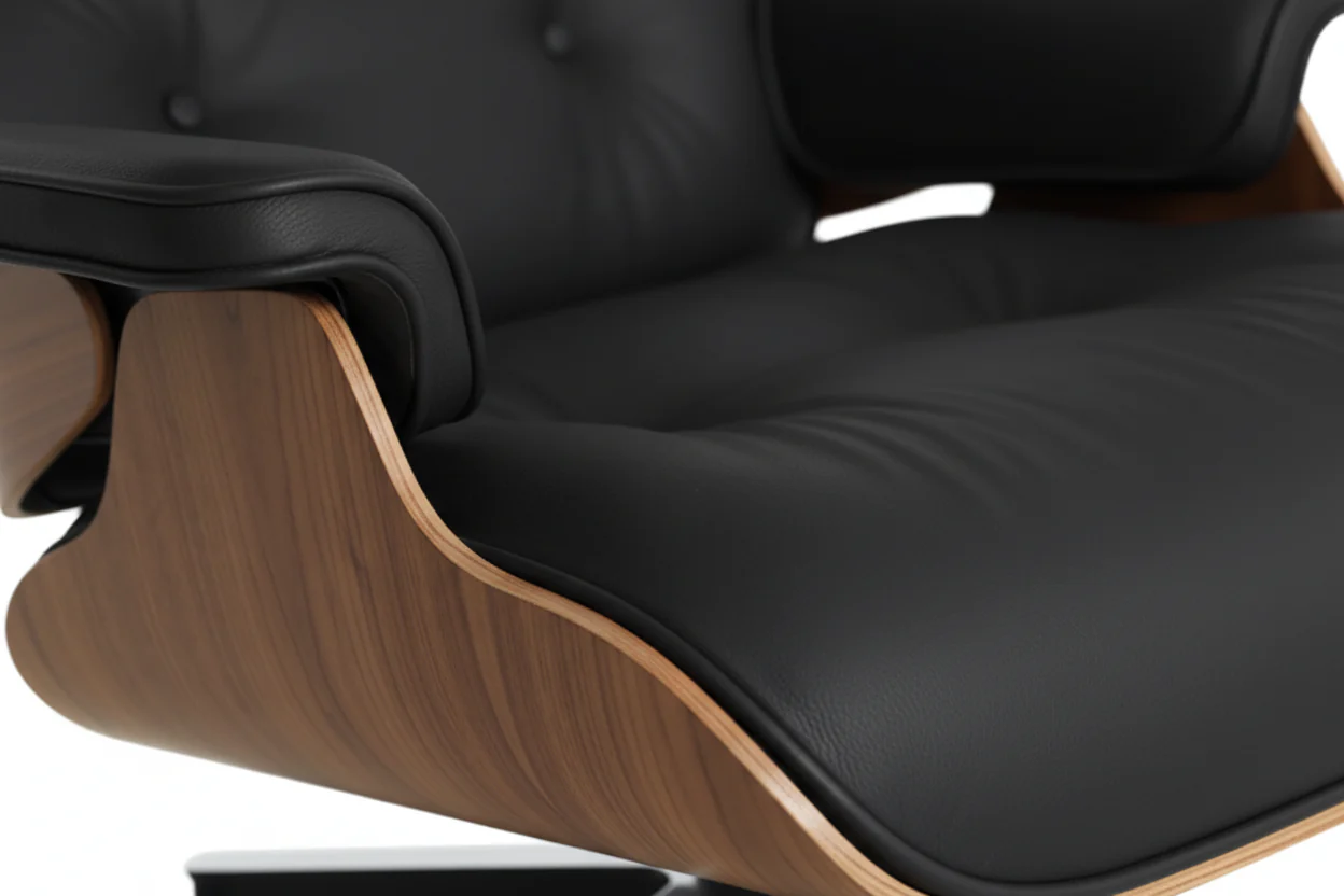 Elm Lounge Chair and Ottoman - Image 3