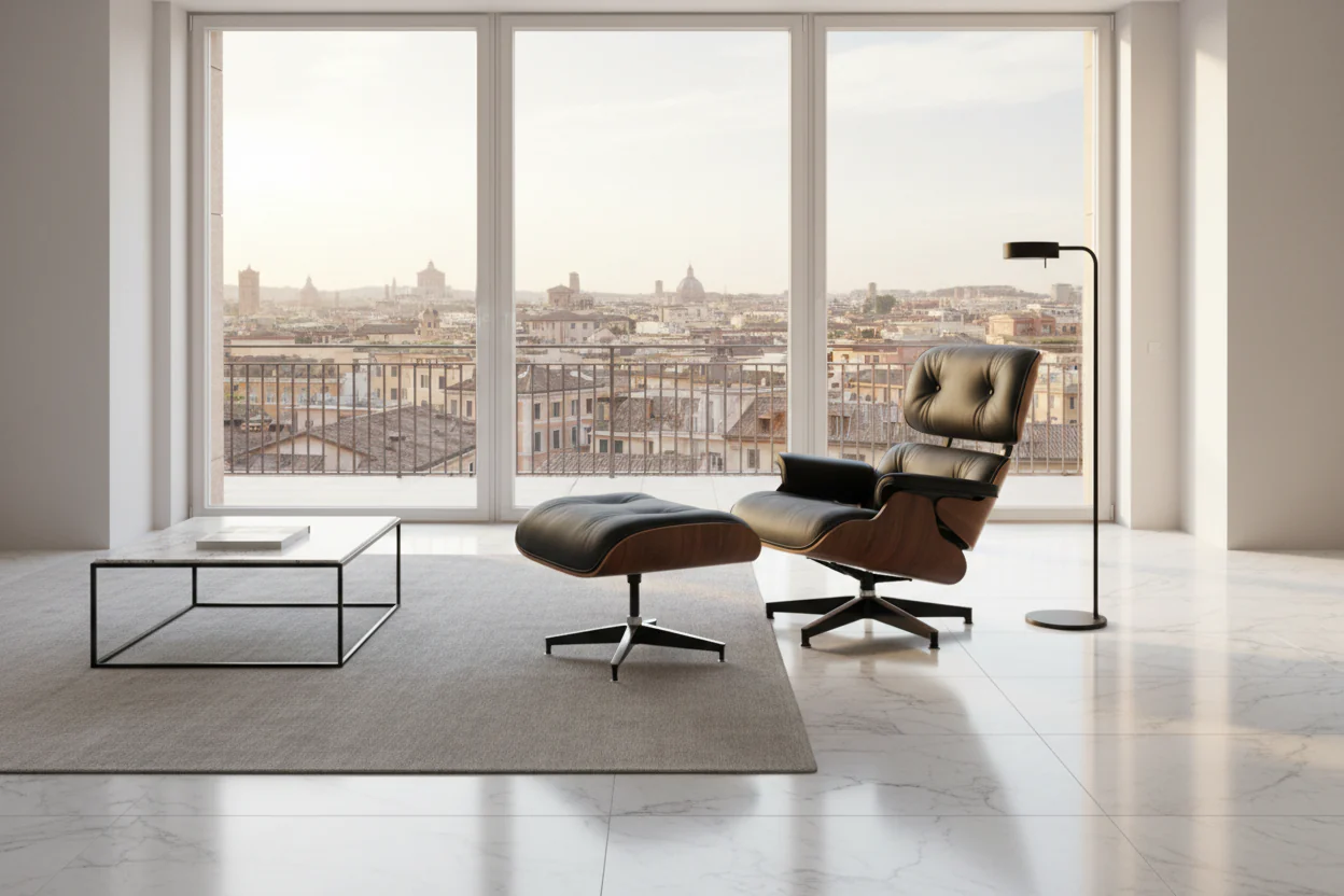 Elm Lounge Chair and Ottoman - Image 6