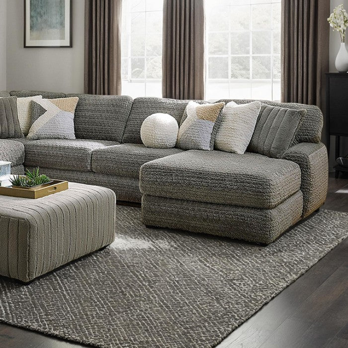 Elmhurst U Shape Fabric Sectional - Image 3