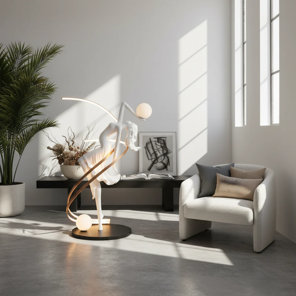 Elysia Goddess Floor Lamp - Image 3