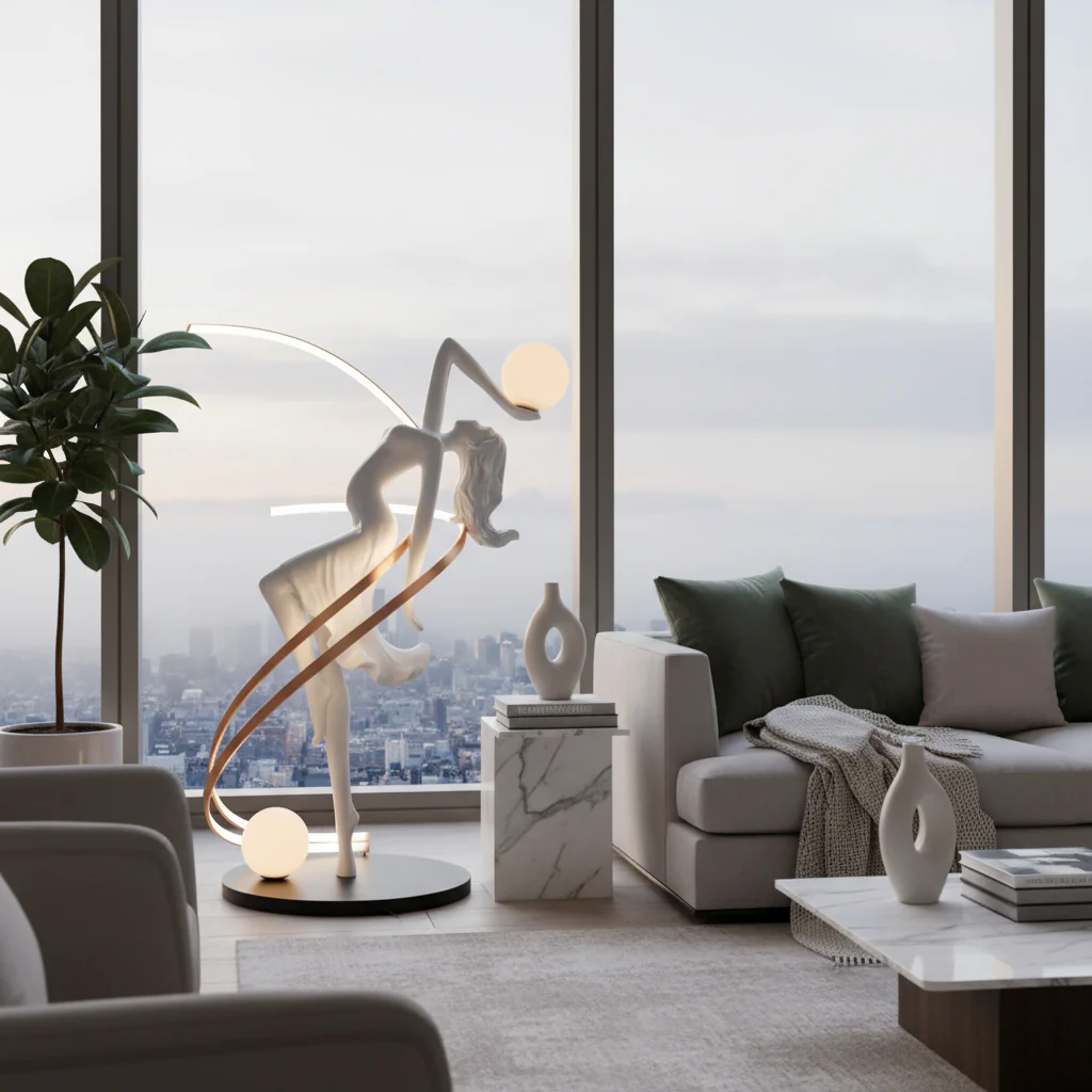 Elysia Goddess Floor Lamp - Image 4