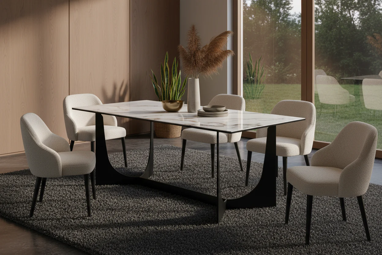 Esme Rectangular Dining Table - Image 4