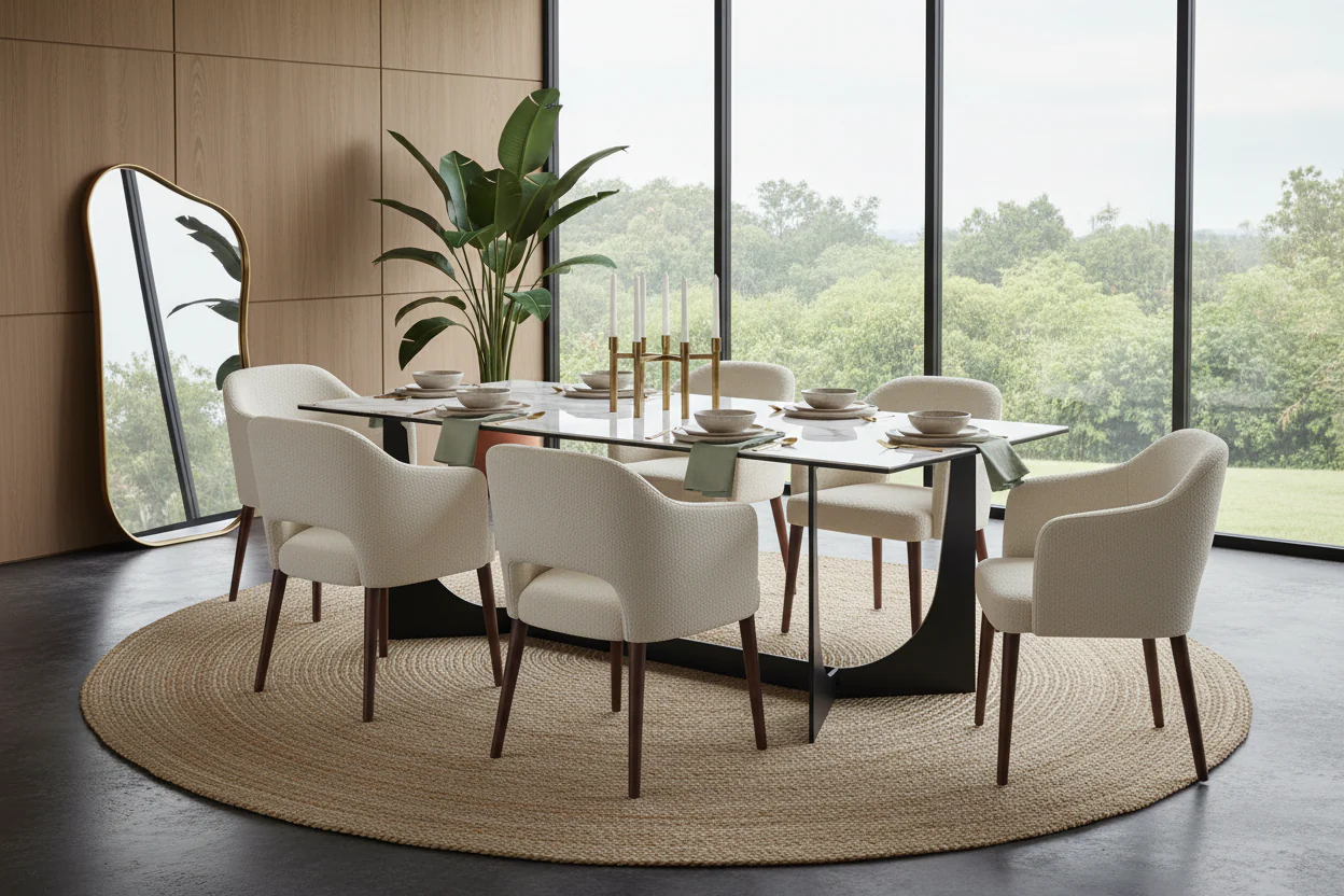 Esme Rectangular Dining Table - Image 7