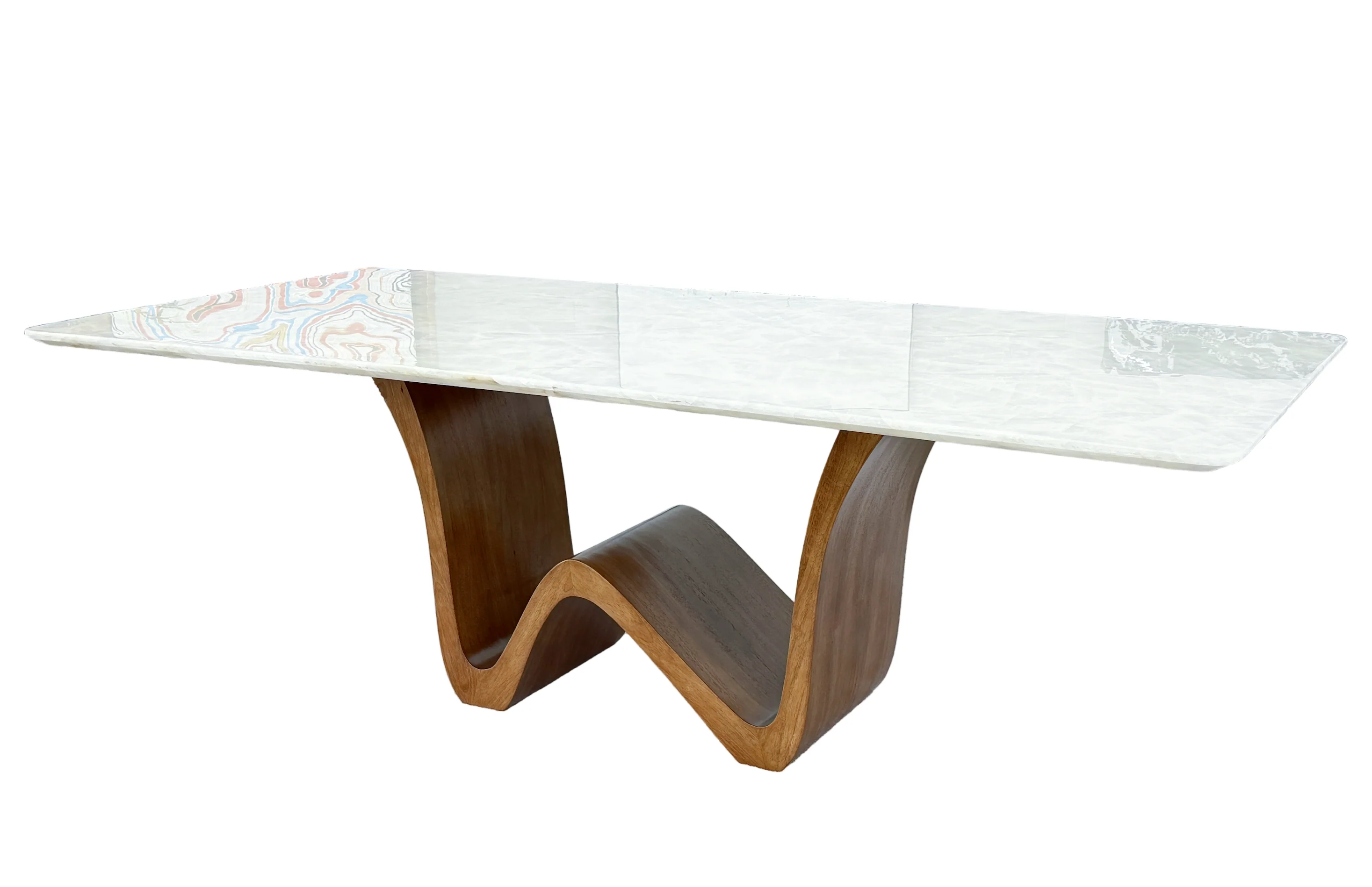 Eterna Frost Luxury Marble Dining Table - Image 10