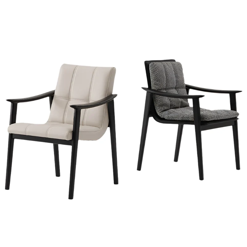 Soren Modern Armed Dining Chair - Image 3
