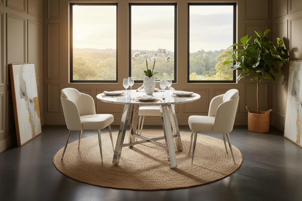 Eterna Marble Dining Table - Image 5
