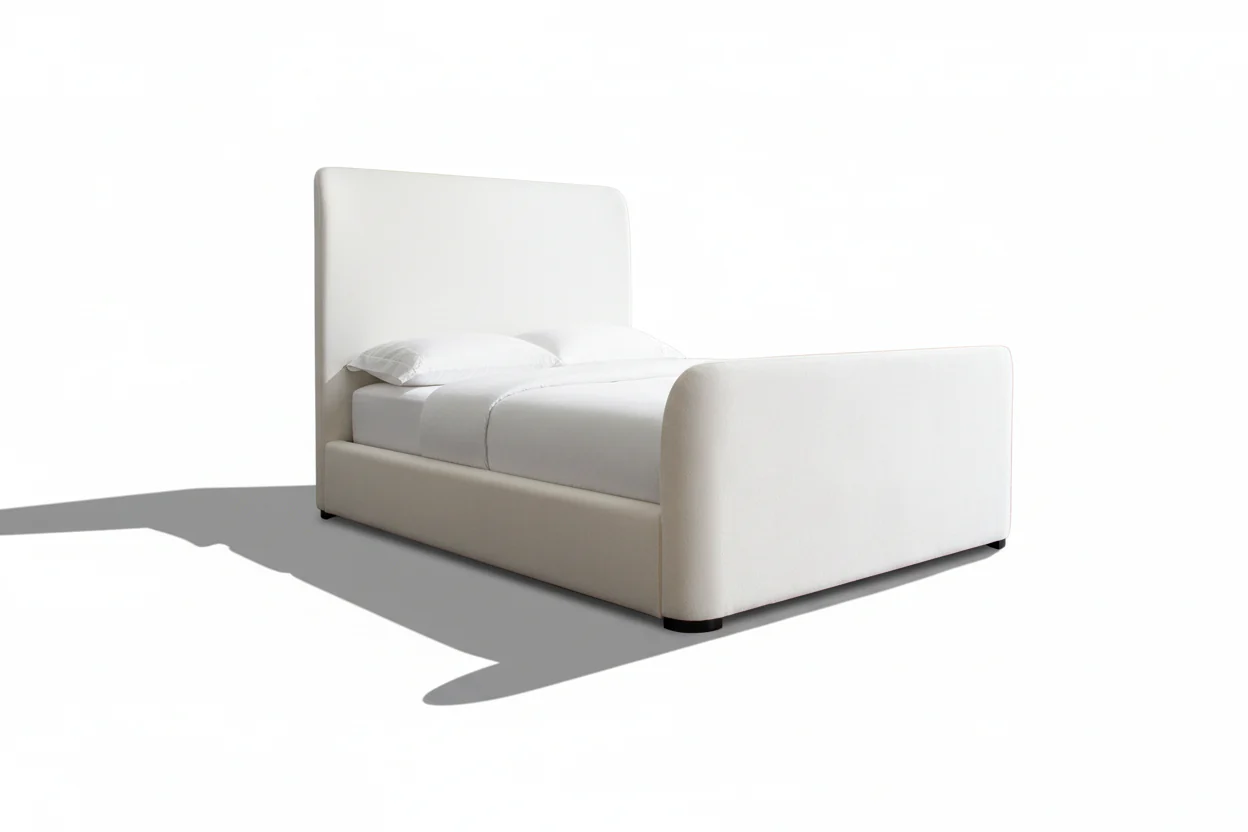 Eve Upholstered Sleigh Platform Bed - Image 13