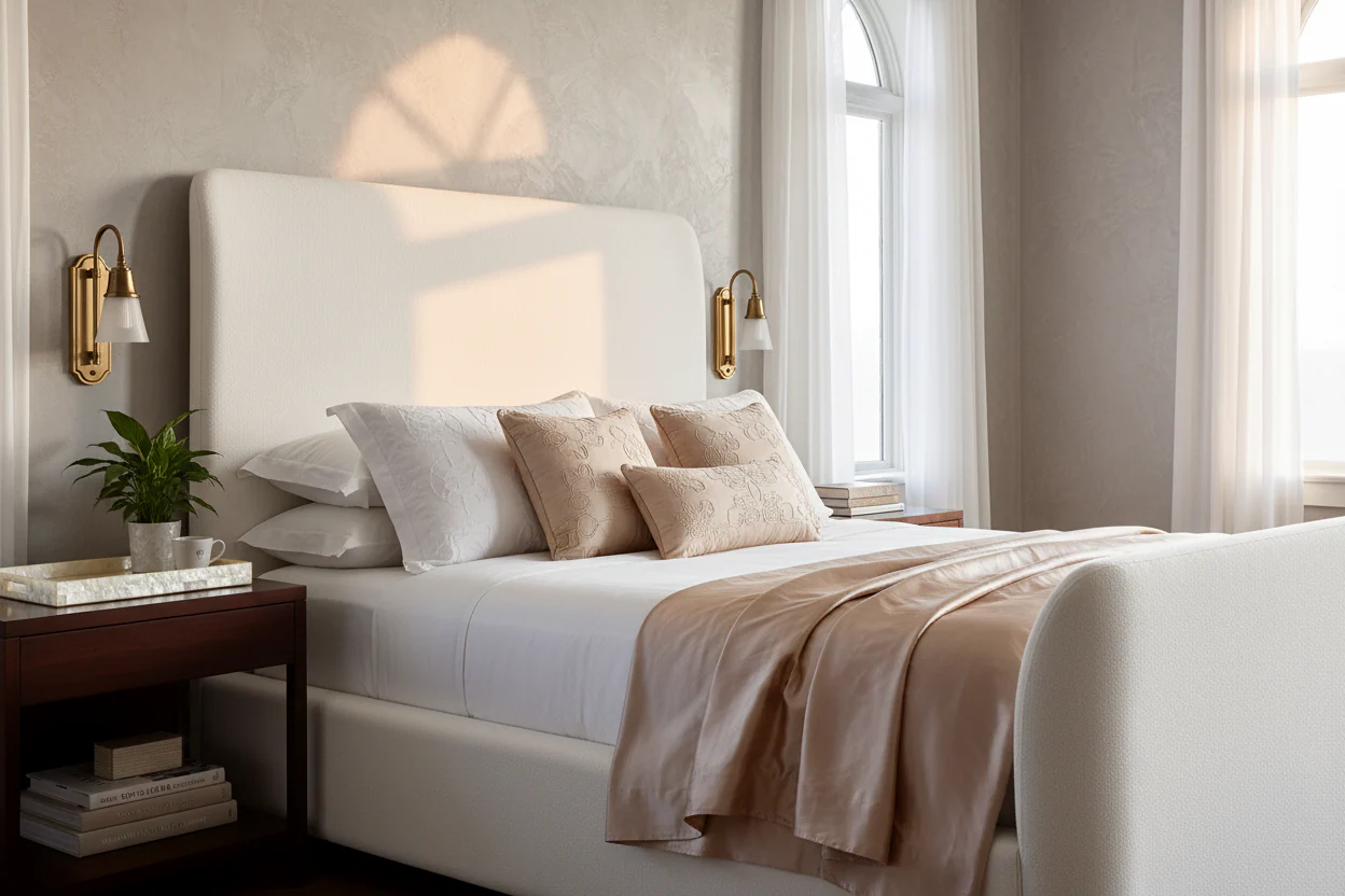 Eve Upholstered Sleigh Platform Bed - Image 5