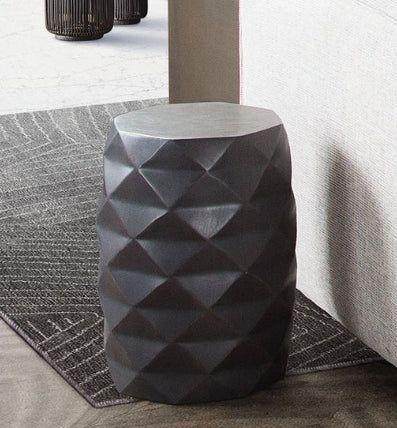 Fig Textured Ceramic Side Table - Image 4