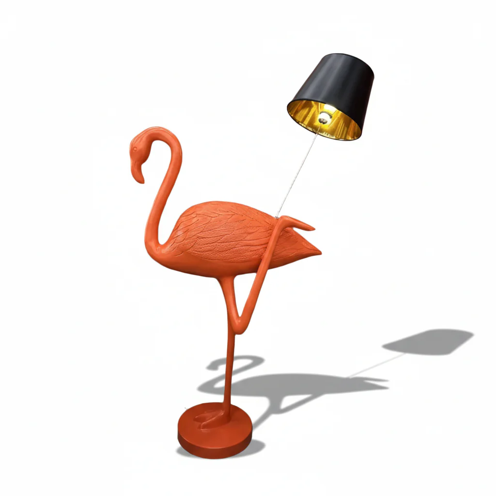 Flaming Flamingo Floor Lamp