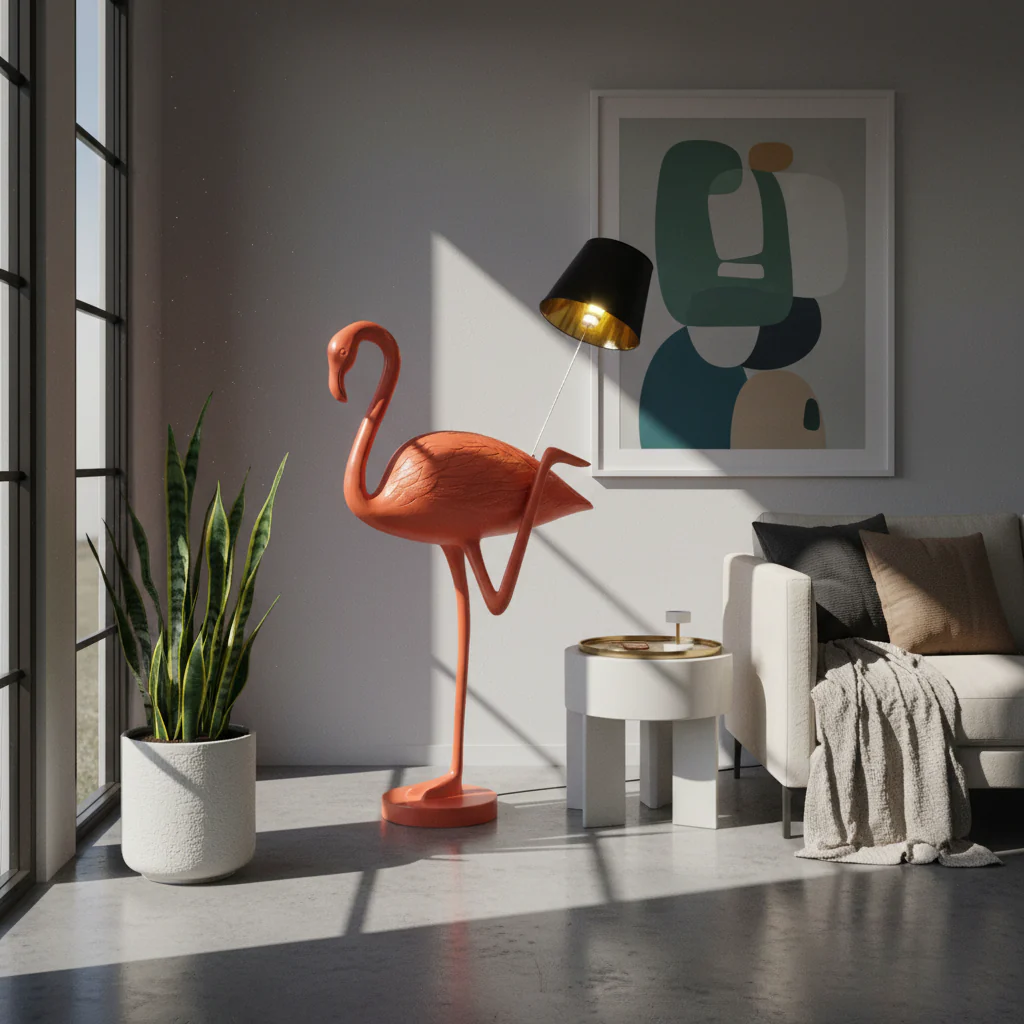 Flaming Flamingo Floor Lamp - Image 7