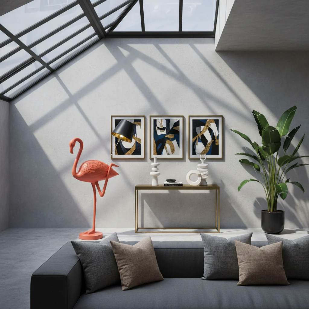 Flaming Flamingo Floor Lamp - Image 9